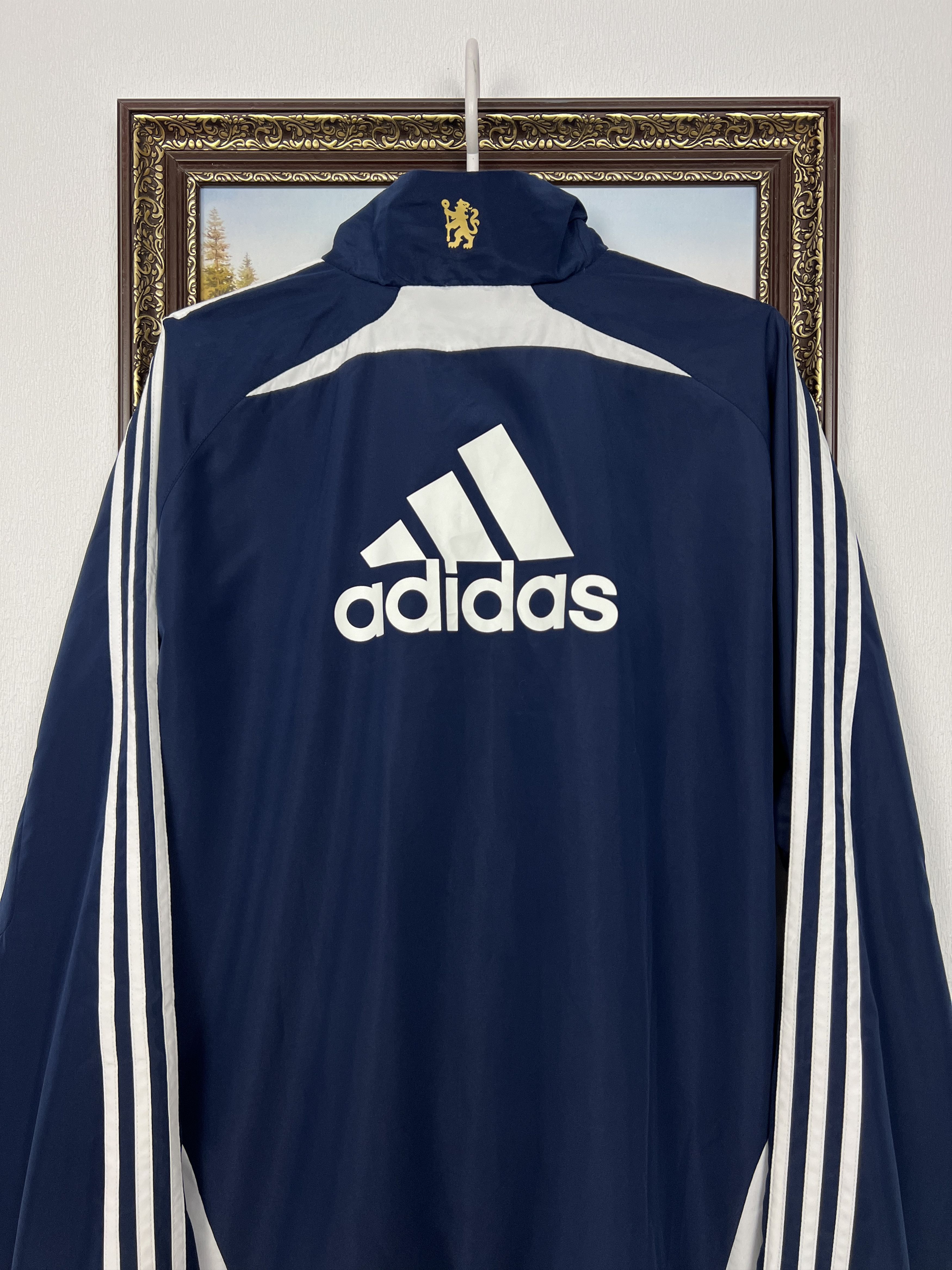 Adidas Vintage Adidas Chelsea Football Jacket Soccer Blue Train Size US XXL / EU 58 / 5 - 13 Thumbnail