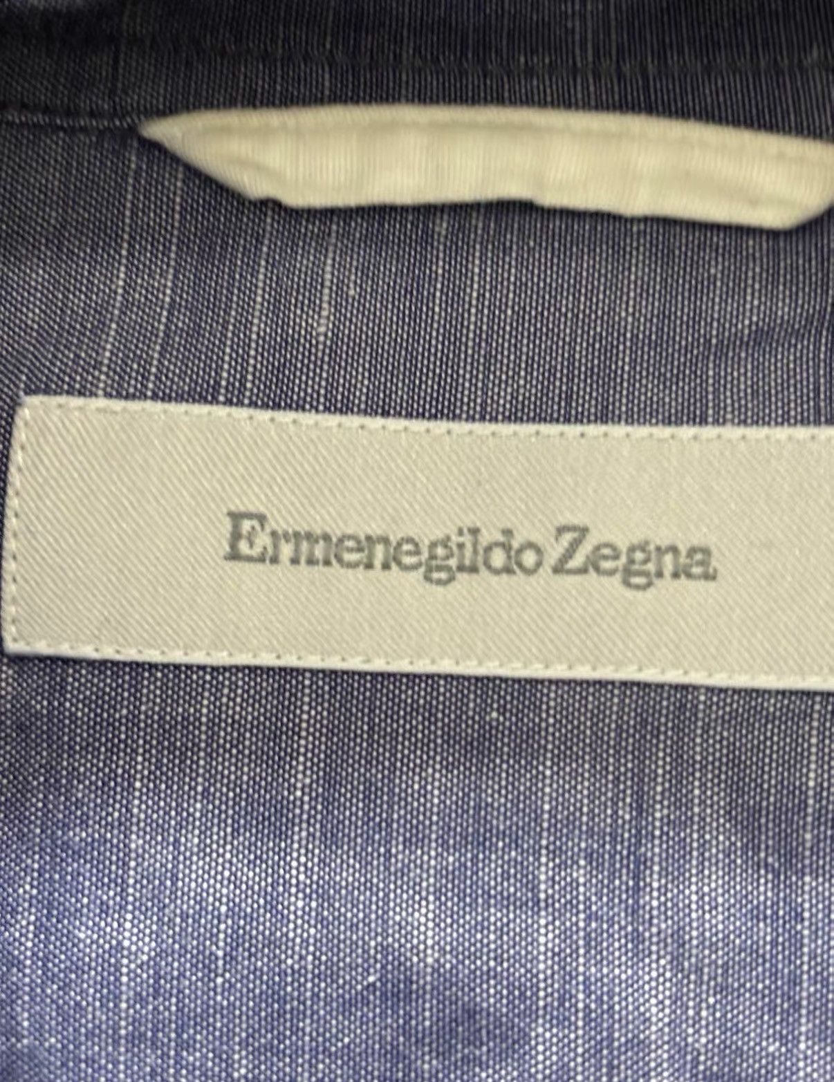 Ermenegildo Zegna Ermenegildo Zegna Linen Shirt J2 Size US L / EU 52-54 / 3 - 4 Thumbnail