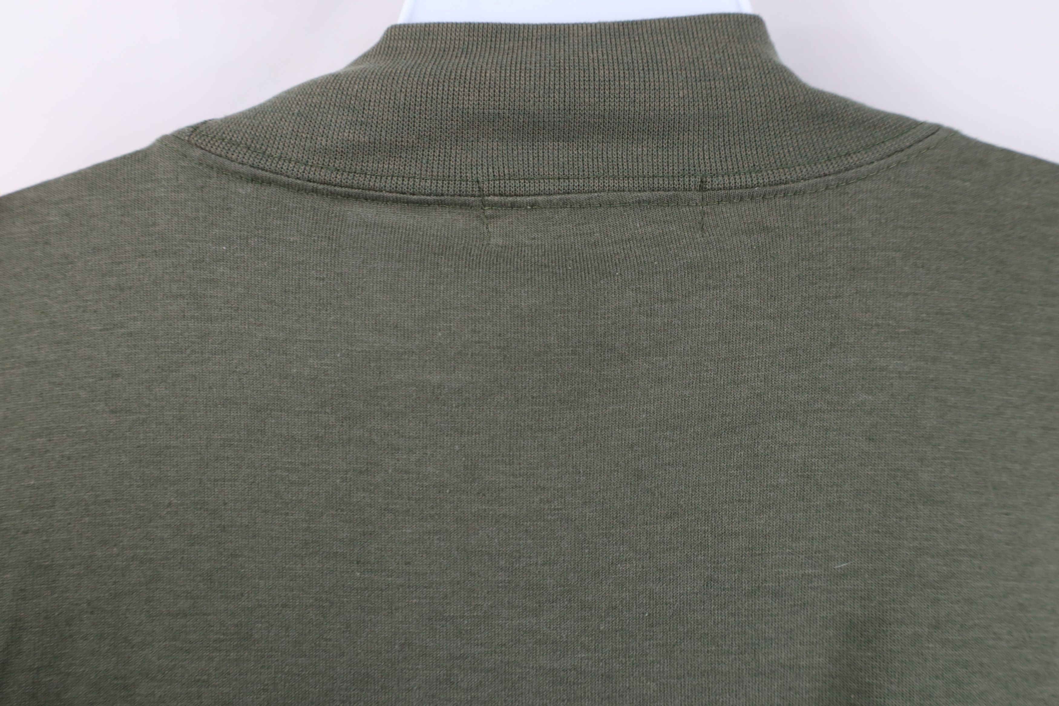 Vintage Vintage 90s Streetwear Mock Neck Long Sleeve T-Shirt Green Size US L / EU 52-54 / 3 - 11 Thumbnail
