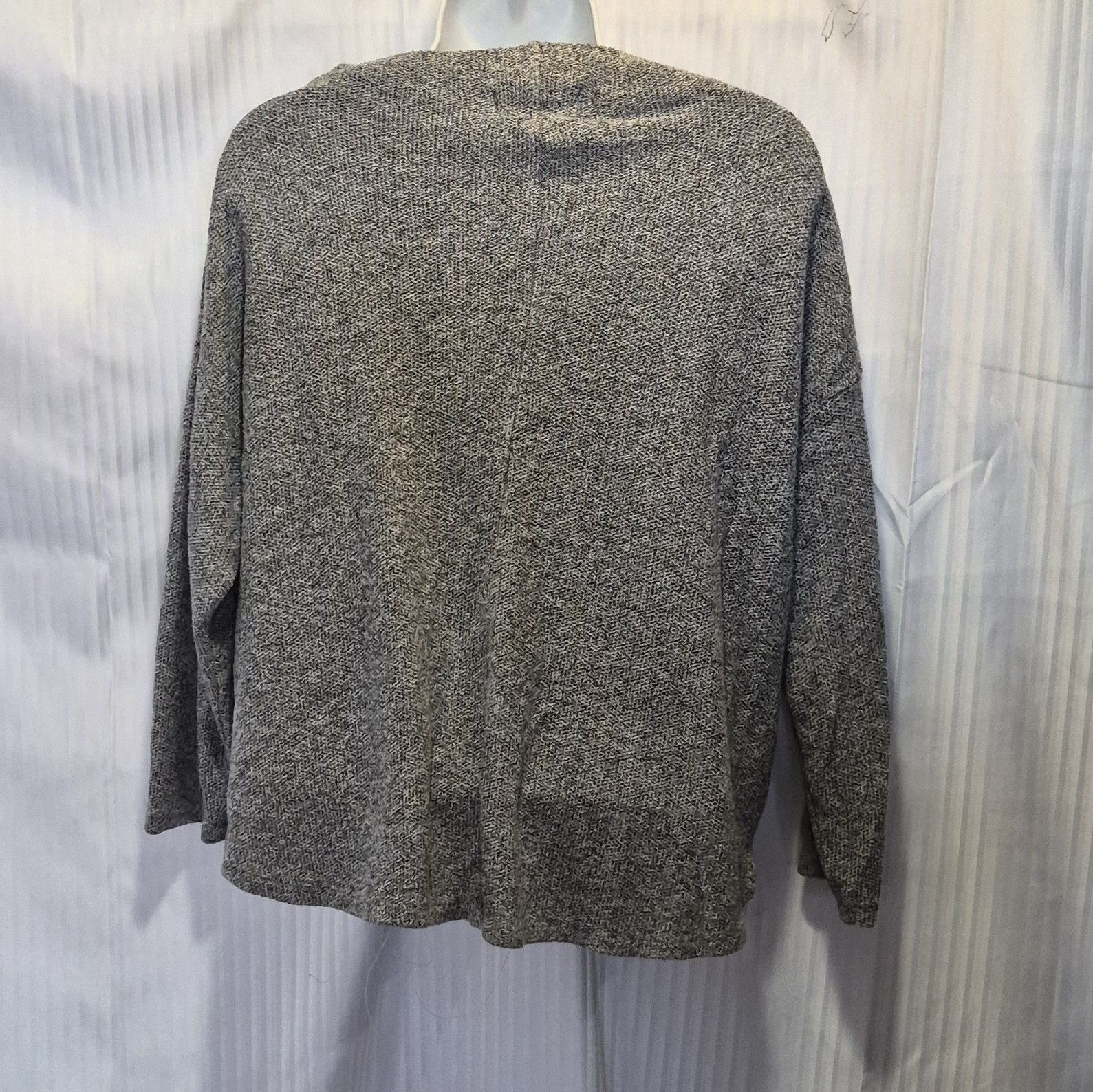 Old Navy Old Navy Large Cozy Gray Knit Boatneck Sweater Size L / US 10 / IT 46 - 4 Thumbnail