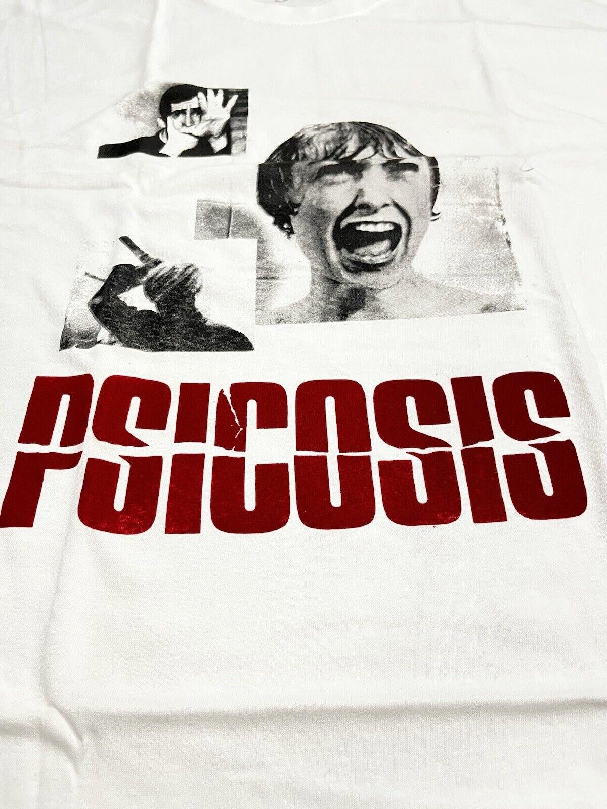 Designer Vintage Psicosis Psycho horror t-shirt Mexican XL Deadstock Size US XL / EU 56 / 4 - 2 Thumbnail