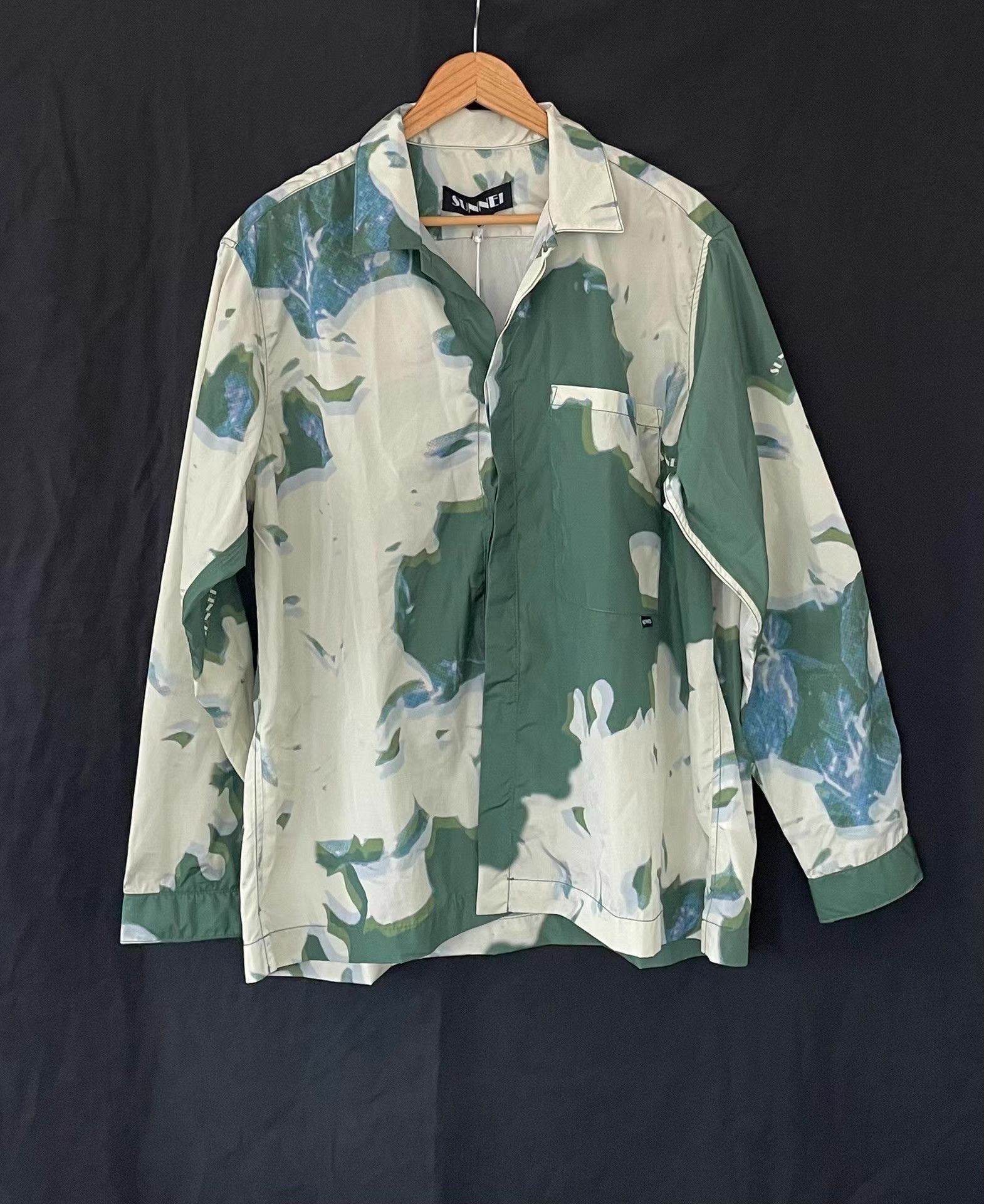 Sunnei Sunnei Printed Lightweight Jacket Shirt Ｑ21 Size US XL / EU 56 / 4 - 1 Thumbnail