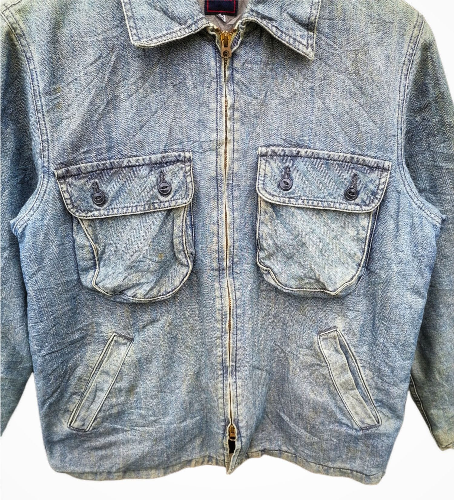 Full Count & Co. × Japanese Brand 🔥DELETE TODAY🔥Vintage Full Count Denim Jacket Size US M / EU 48-50 / 2 - 7 Thumbnail