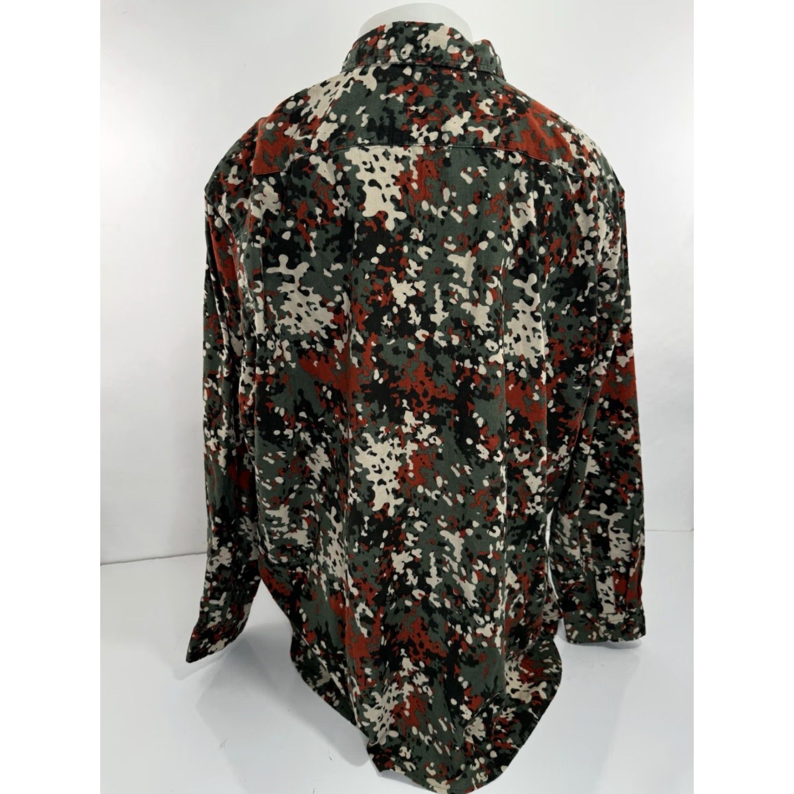Levi's LEVI'S CAMOUFLAGE Micro Corduroy Mens XXL Shirt Button-Up Long Sleeve Multicolor 2XL Size US XXL / EU 58 / 5 - 3 Thumbnail