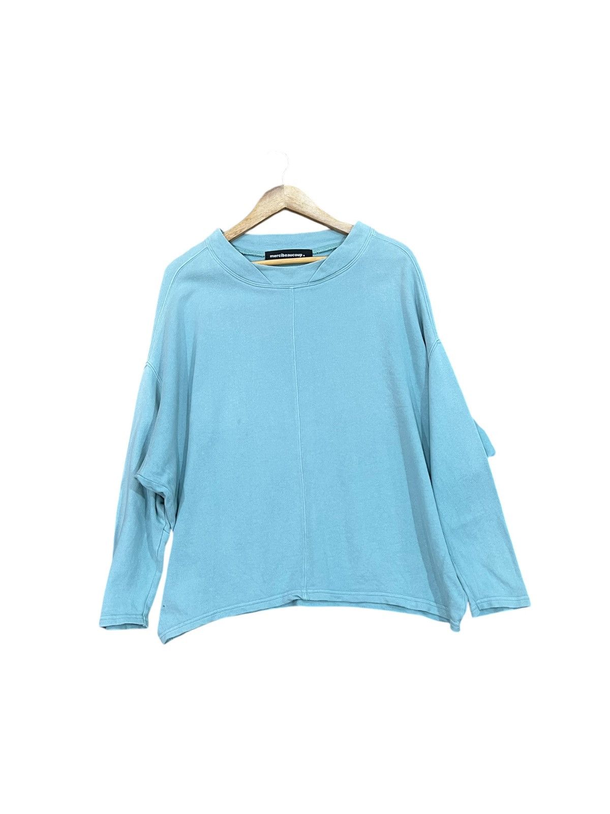 Issey Miyake × Japanese Brand × mercibeaucoup Mercibeaucoup Issey Miyake Oversize Sweatshirt Size US L / EU 52-54 / 3 - 1 Thumbnail