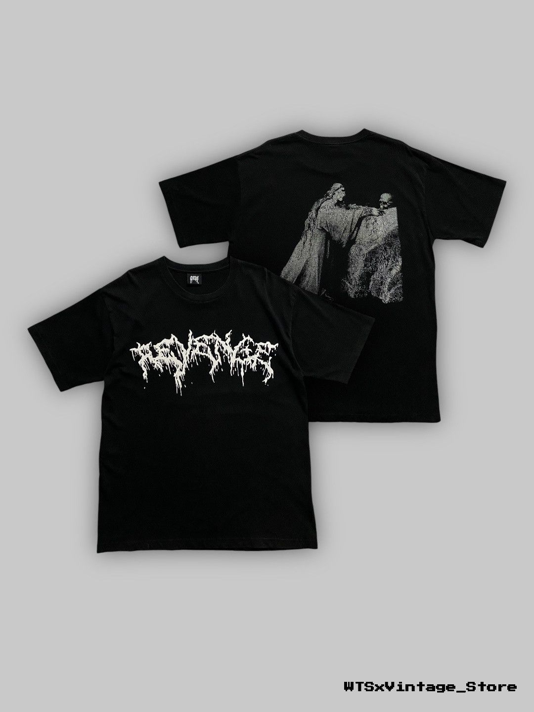 Band Tees × Rap Tees Revenge Lightning Drip : Brand Merch Black T-Shirt Size L Size US S / EU 44-46 / 1 - 1 Thumbnail