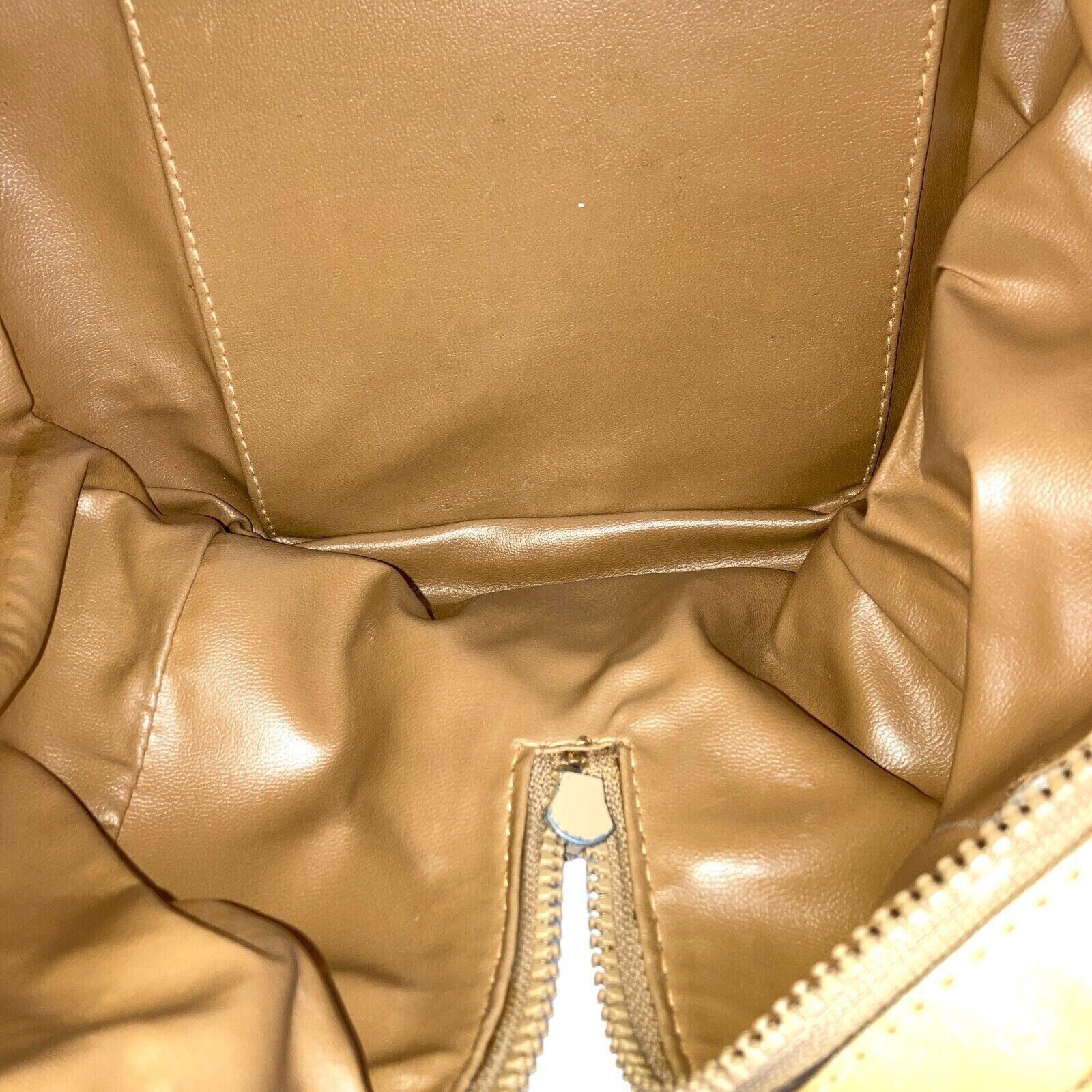 Celine AUTHENTIC CELINE BOSTON HANDBAG Macadam PVC Brown GUC Size ONE SIZE - 10 Thumbnail