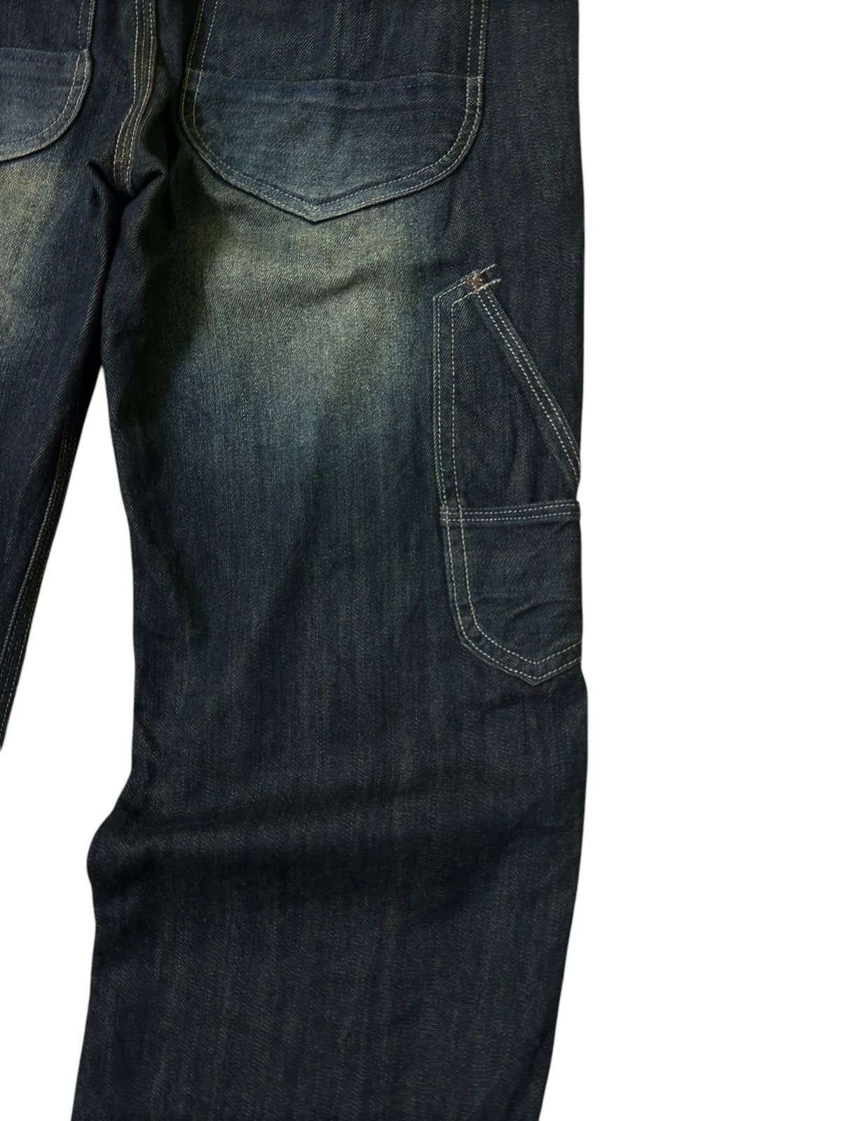 Hysteric Glamour Vintage IN THE GROOVE Baker Pants Muddy Wash Worker Denim Size US 28 / EU 44 - 14 Thumbnail