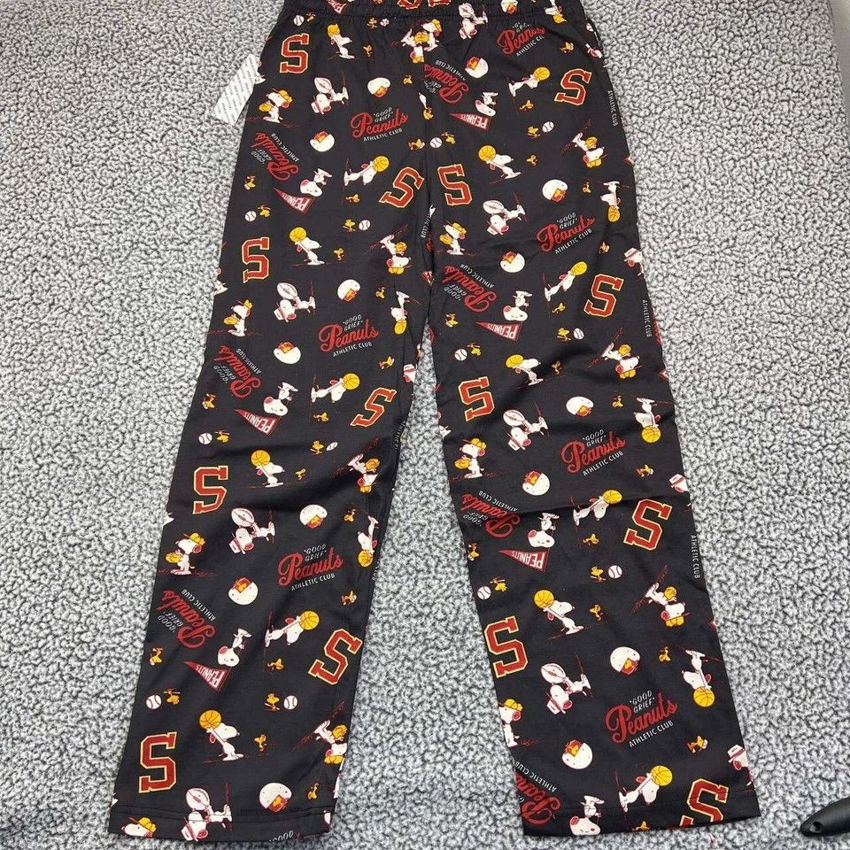 Peanuts Peanuts Snoopy Pants Men Varsity Lounge Sleepwear M Size US 34 / EU 50 - 2 Thumbnail