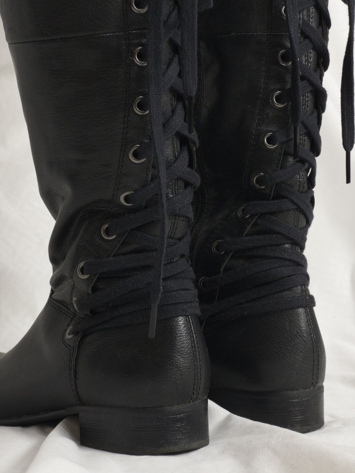 Vagabond Avant-garde lace-up knee high boots by Vagabond Size US 5 / IT 35 - 11 Thumbnail