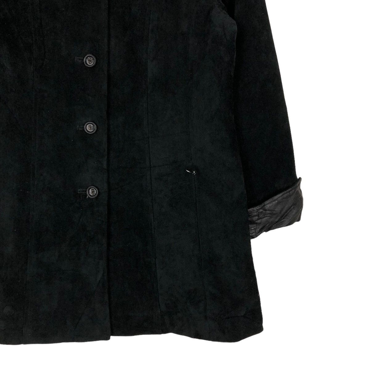 Japanese Brand 🔥 Rich Black - Vintage Long Jacket Longchamp Size US M / EU 48-50 / 2 - 5 Thumbnail