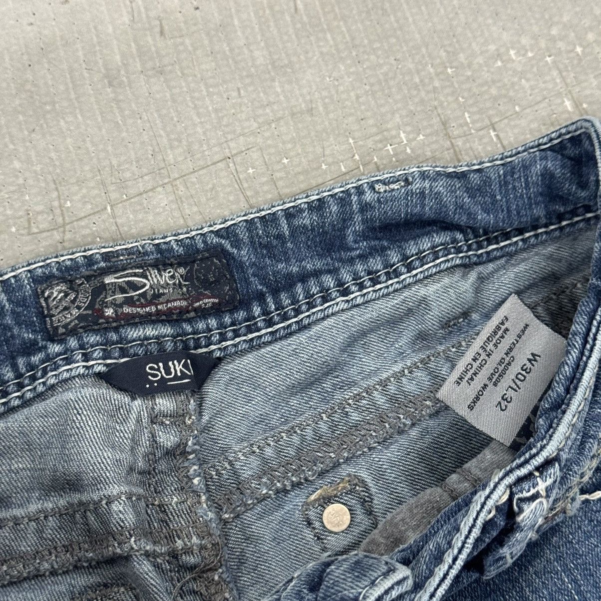 Vintage VTG Y2K Silver Jeans Co Wide Leg Flared Jeans Size US 30 / EU 46 - 6 Thumbnail