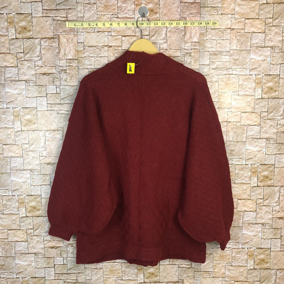 Homespun Knitwear Japanese Brand Red Cardigan knitwear vintage #A465 Size US L / EU 52-54 / 3 - 10 Thumbnail