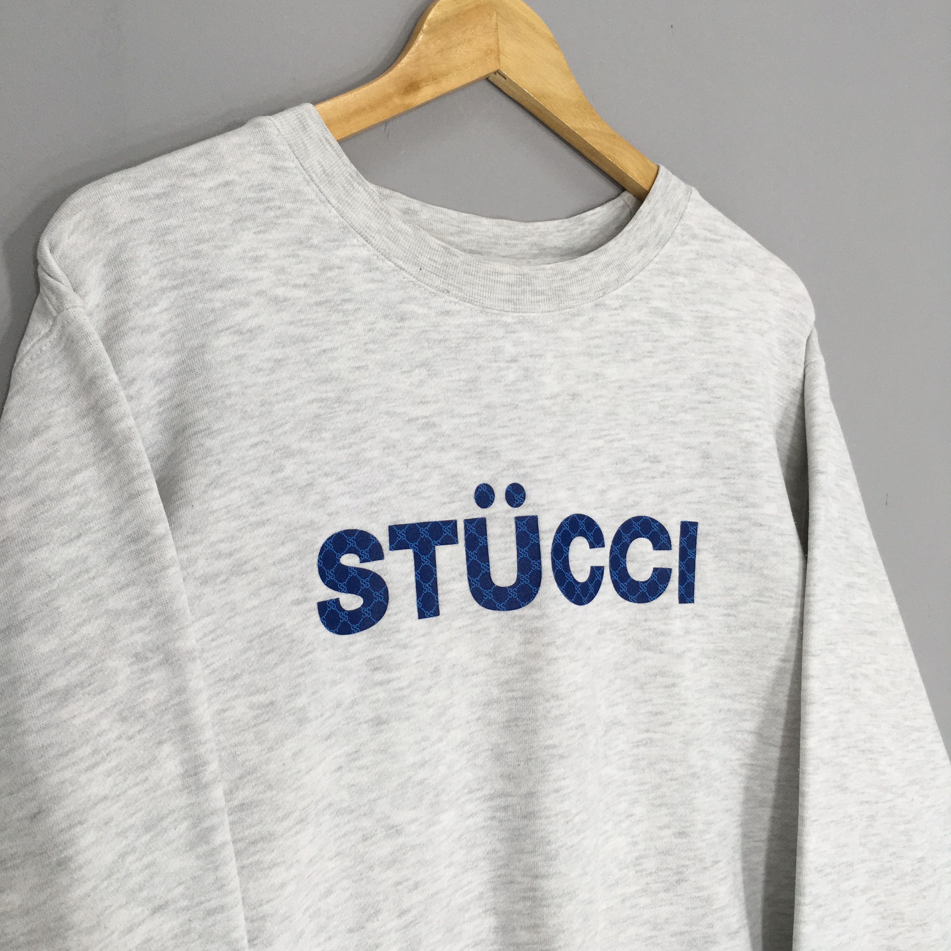 Stussy Rare! Vintage 90s Stussy Stucci Boxy Sweatshirt Medium Size US M / EU 48-50 / 2 - 3 Thumbnail