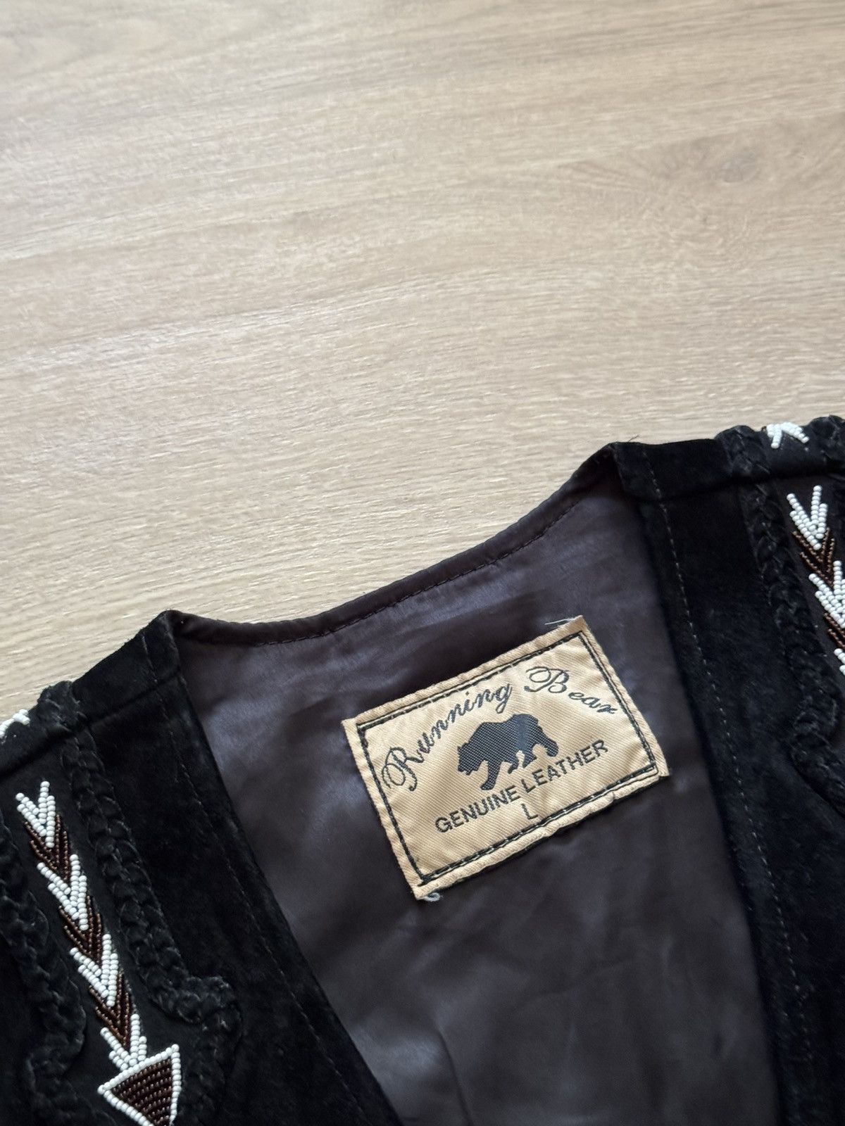 Cowboy Equipment Vintage Western Cowboy Genuine Leather Black Vest Size US S / EU 44-46 / 1 - 7 Thumbnail