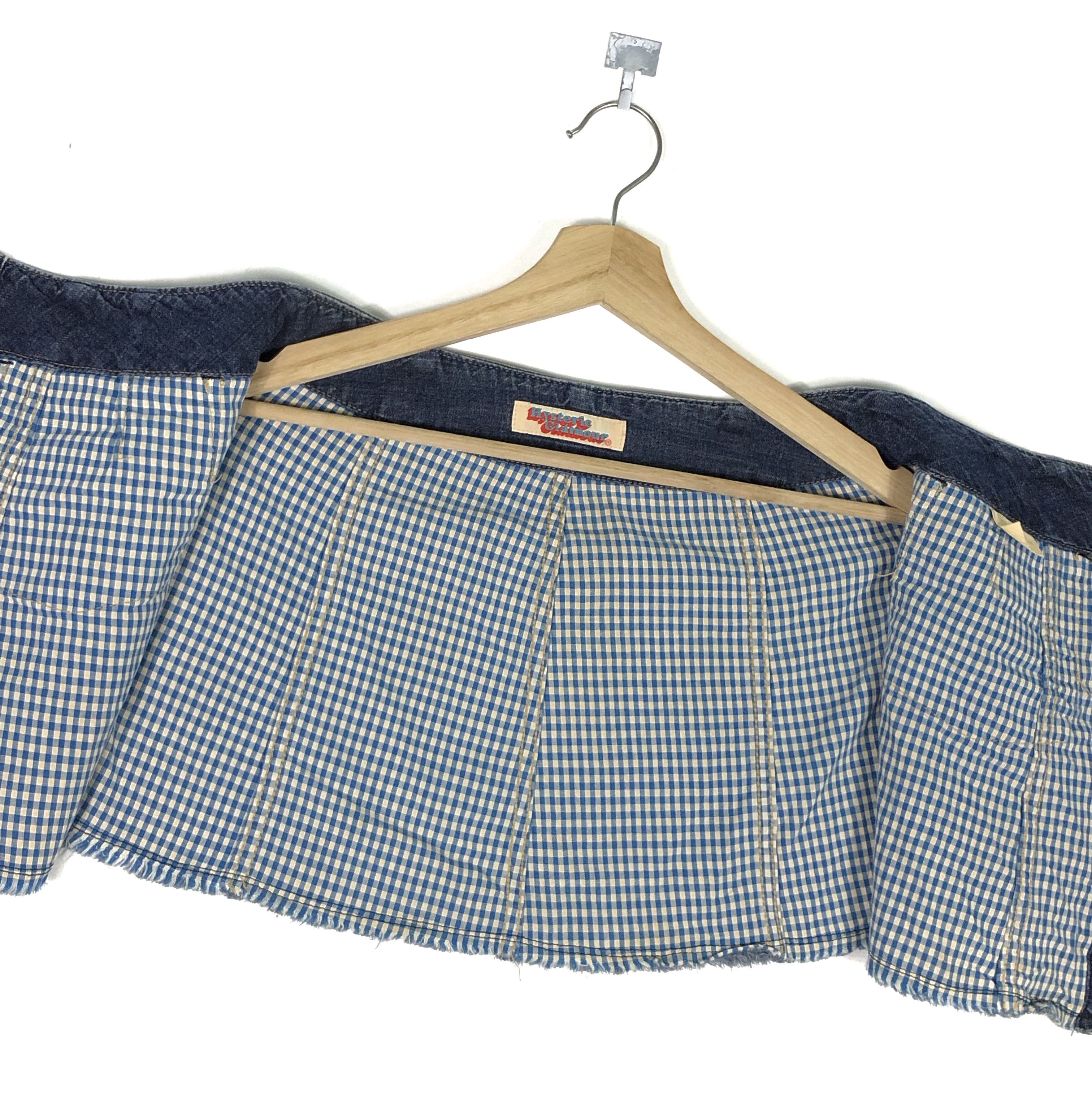 Hysteric Glamour RARE🔥VINTAGE 90’S HYSTERIC DENIM WRAP BUTTONED MINI SKIRT Size 27" / US 4 / IT 40 - 9 Thumbnail