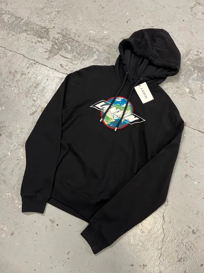 Lanvin Lanvin World Black Hoodie Size US M / EU 48-50 / 2 - 4 Thumbnail