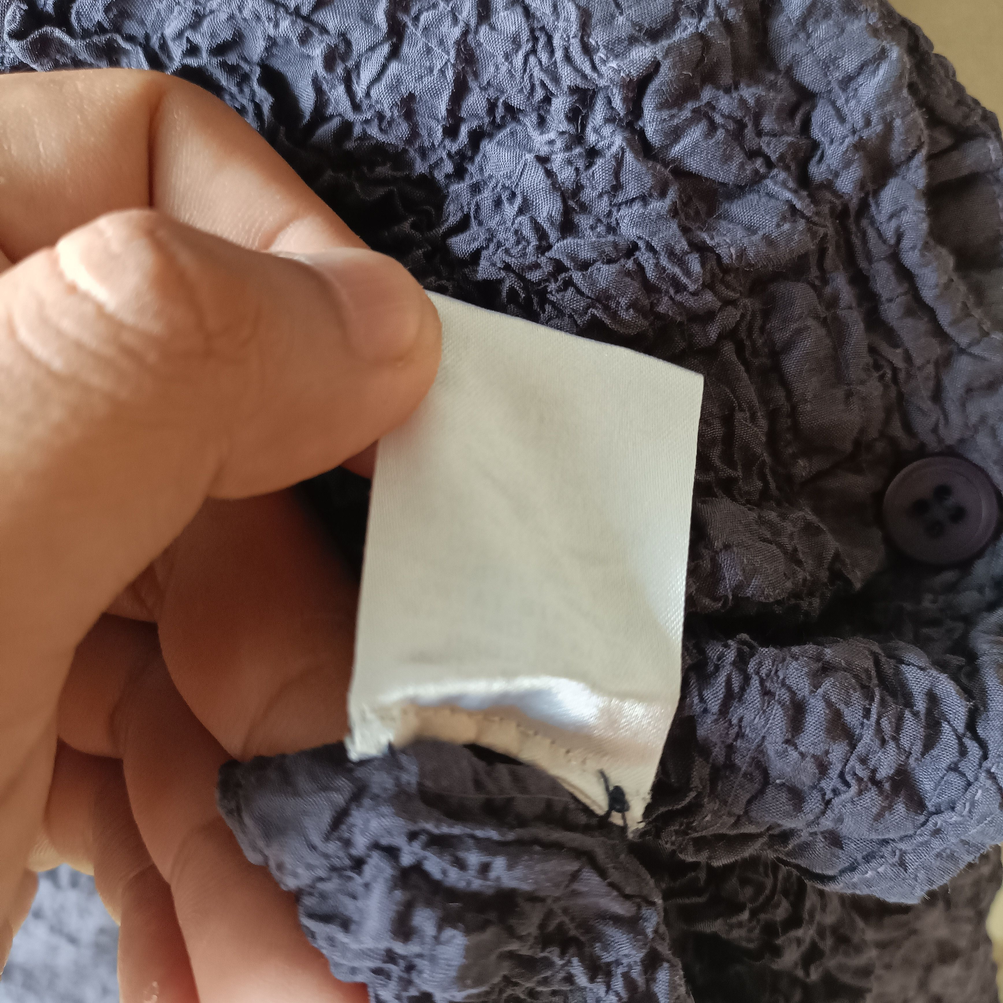 Issey Miyake Me Issey Miyake Cauli Flower Wrinkle Button Size L / US 10 / IT 46 - 10 Thumbnail