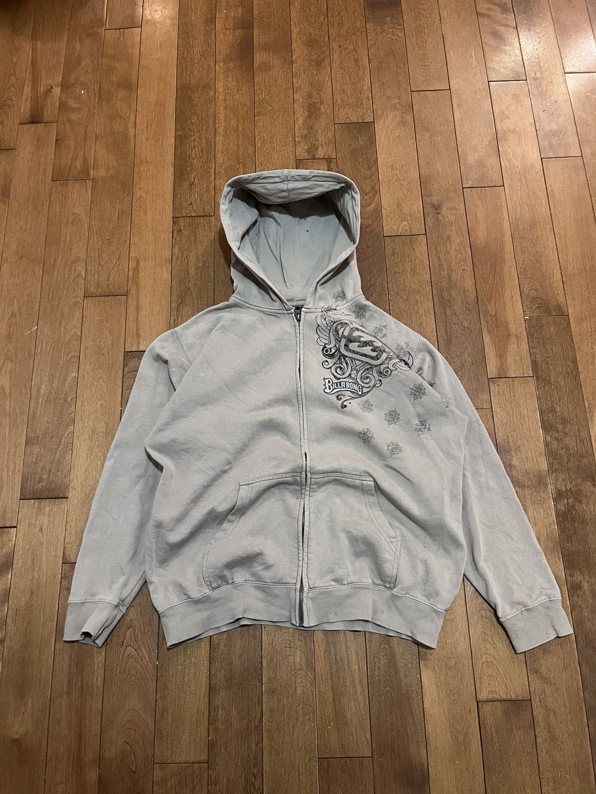 Billabong Vintage y2k billabong surfwear hoodie Size US XL / EU 56 / 4 - 2 Thumbnail