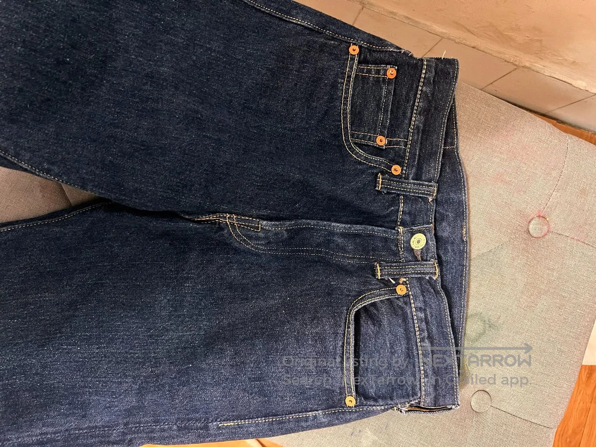 Freewheelers FREEWHEELERS 601XX 1951 Raw Denim Jeans 28. Size US 28 / EU 44 - 1 Thumbnail