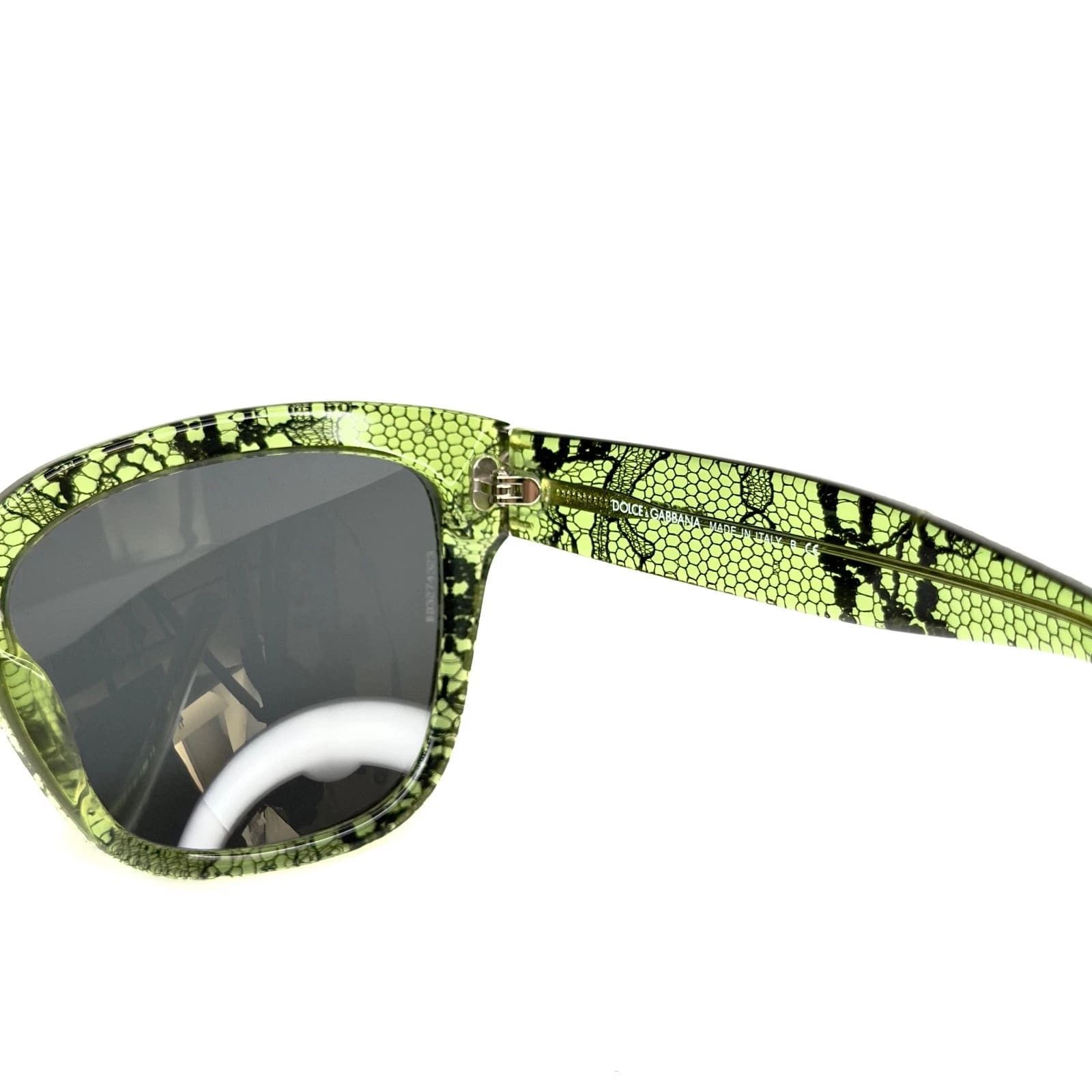 Dolce & Gabbana Dolce & Gabbana DG4226 4226 CHANTILLY LACE Green Sunglasses Size ONE SIZE - 7 Thumbnail