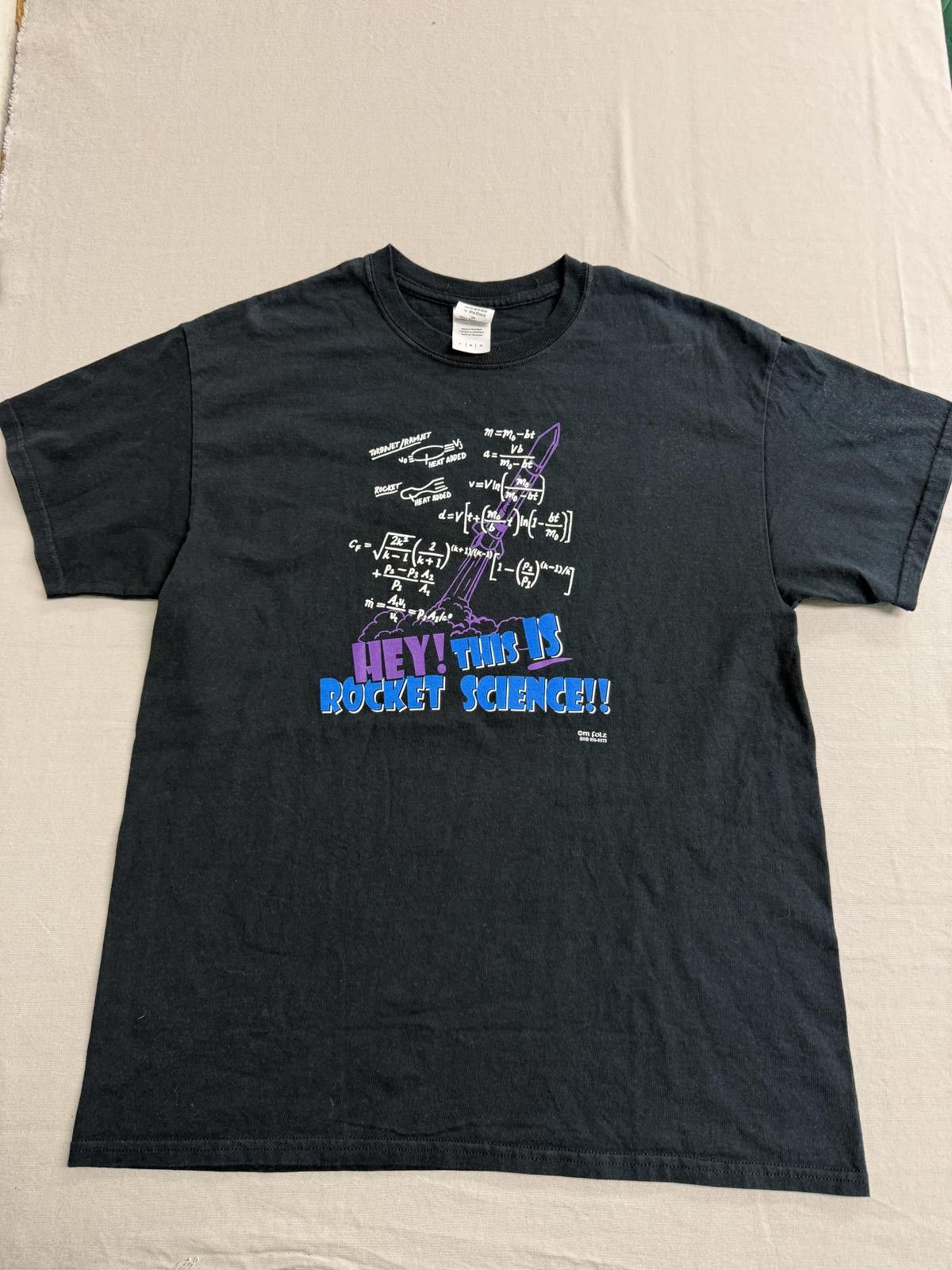 Gildan Rocket Science T-shirt Turbojet / Ramjet Math Geek Tee - L Size US L / EU 52-54 / 3 - 1 Thumbnail