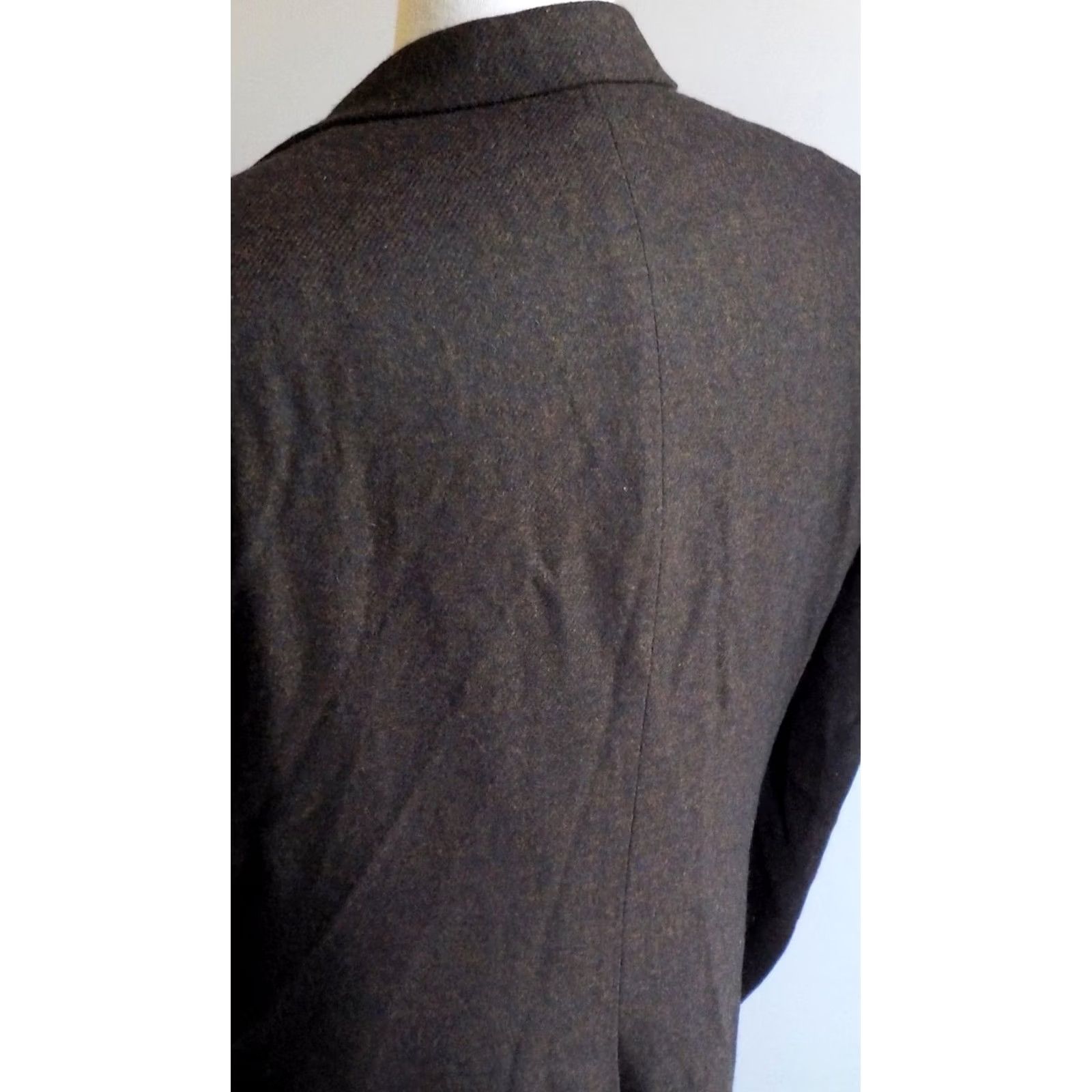 Gant GANT The Blazer Birdseye Brown Medium 42 Made in USA Blazer Men 50 Chest Regular Length Single-Breasted 3 Buttons Jacket Coat Size 40R - 5 Thumbnail