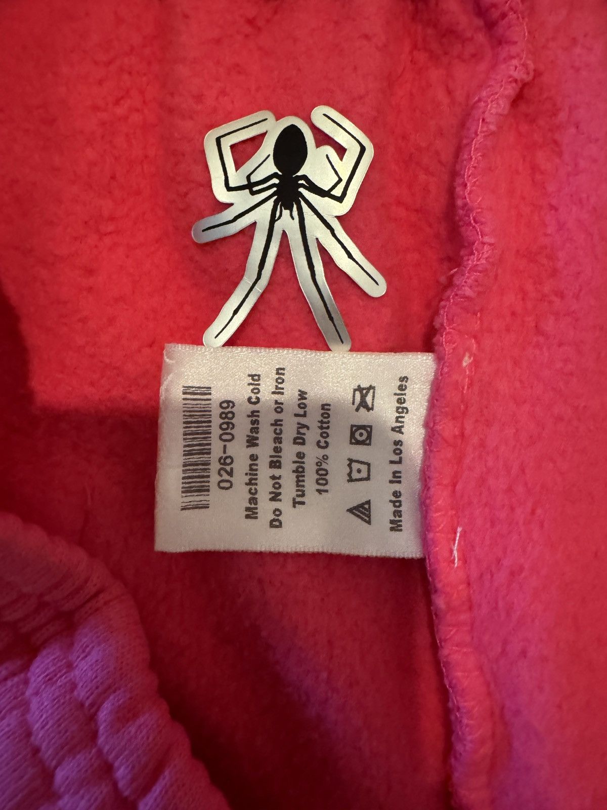 Sp5der Spider P*nk V2 Sweatpants Pink Size US 32 / EU 48 - 5 Thumbnail