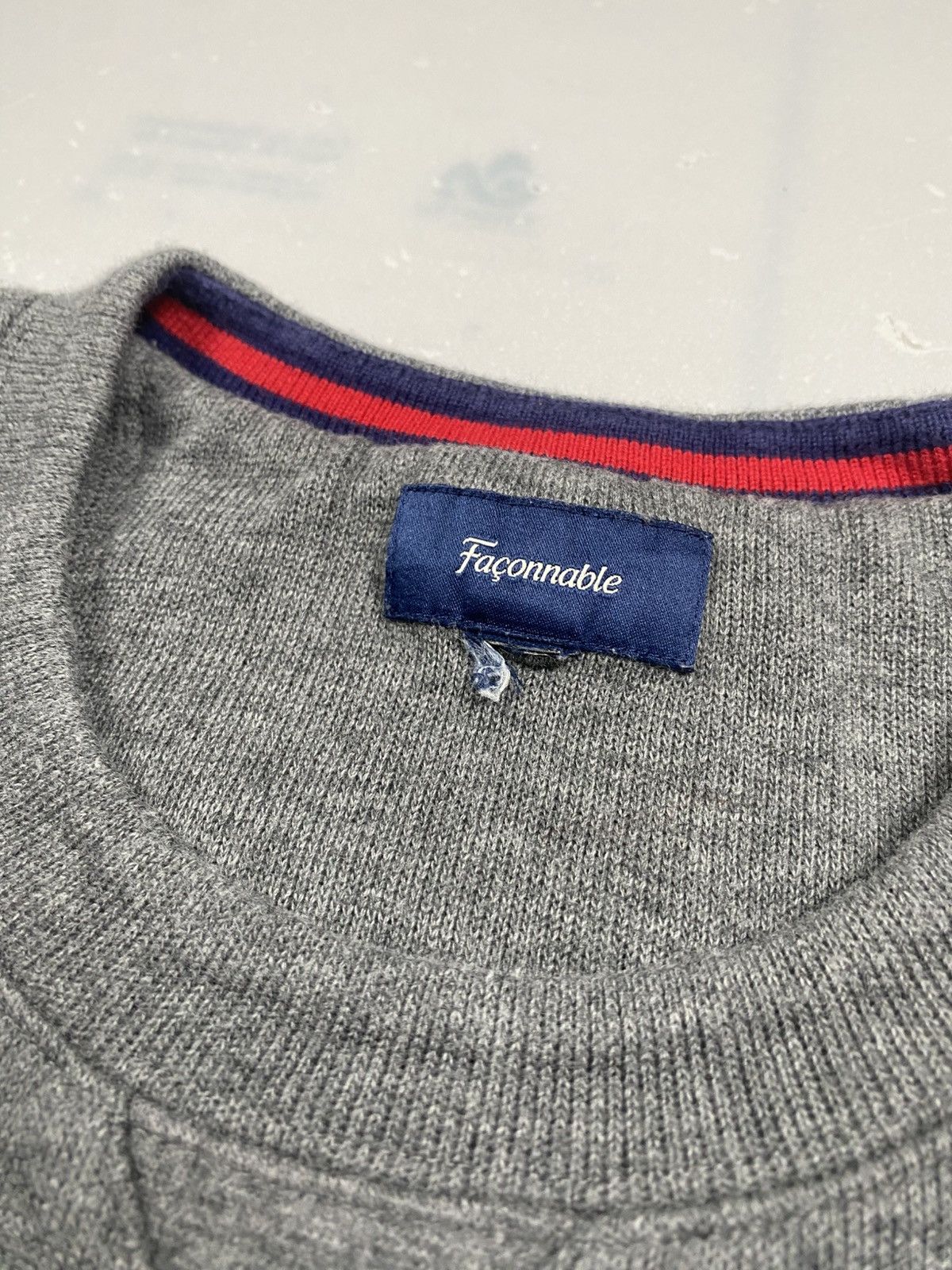 Faconnable Faconnable Jean Goldberg Knit Boxy Crewneck Size US M / EU 48-50 / 2 - 4 Thumbnail