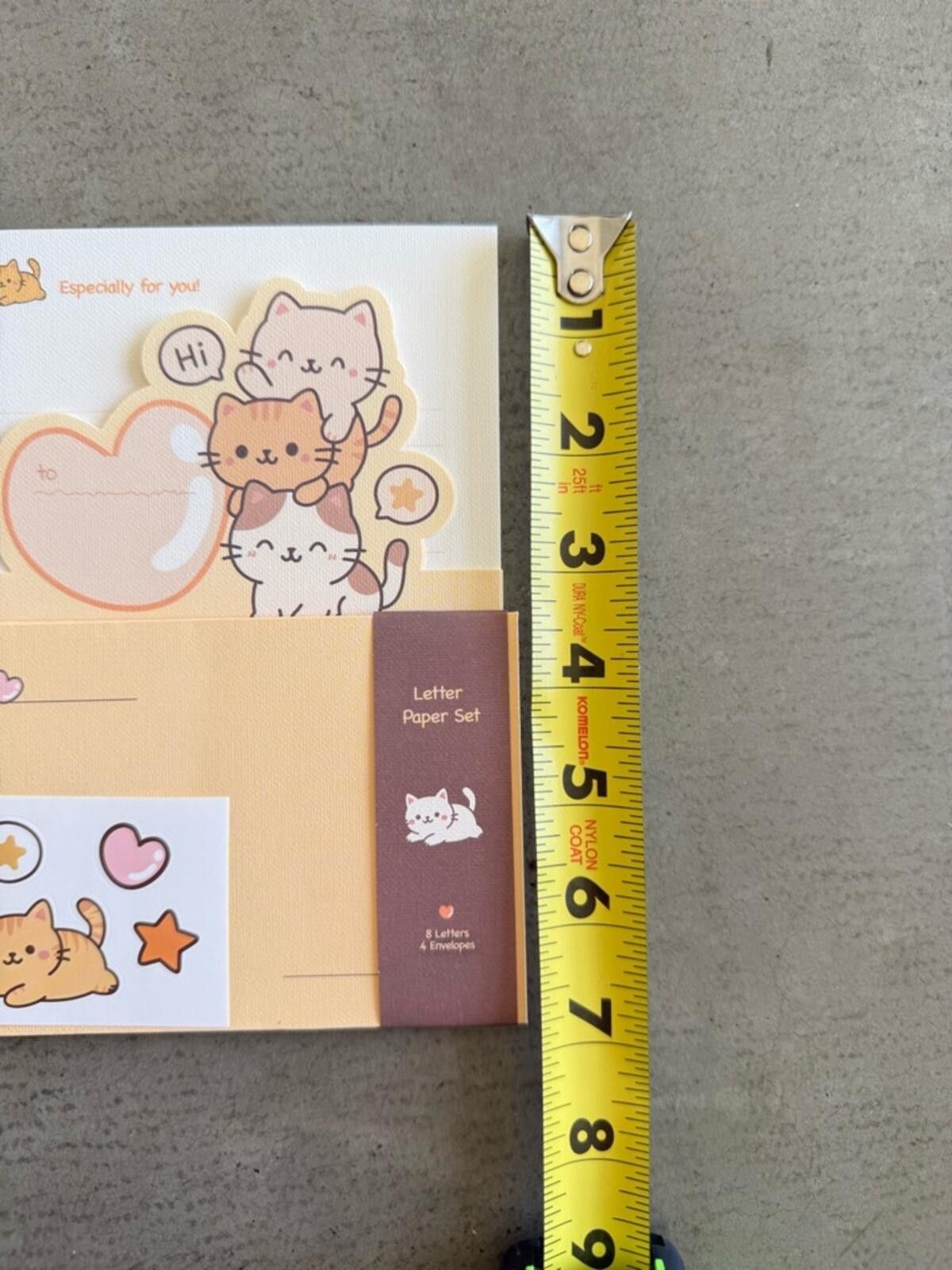Other Cute Cat 4 piece Letter Set / Stationery Kit / Korean Size ONE SIZE - 4 Thumbnail