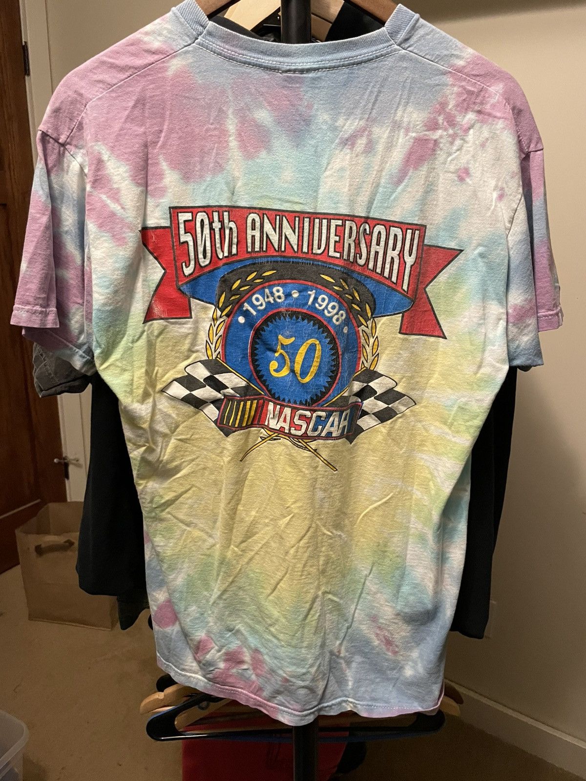 NASCAR Vintage NASCAR tie dye Pocono 500 t shirt Size US L / EU 52-54 / 3 - 6 Thumbnail