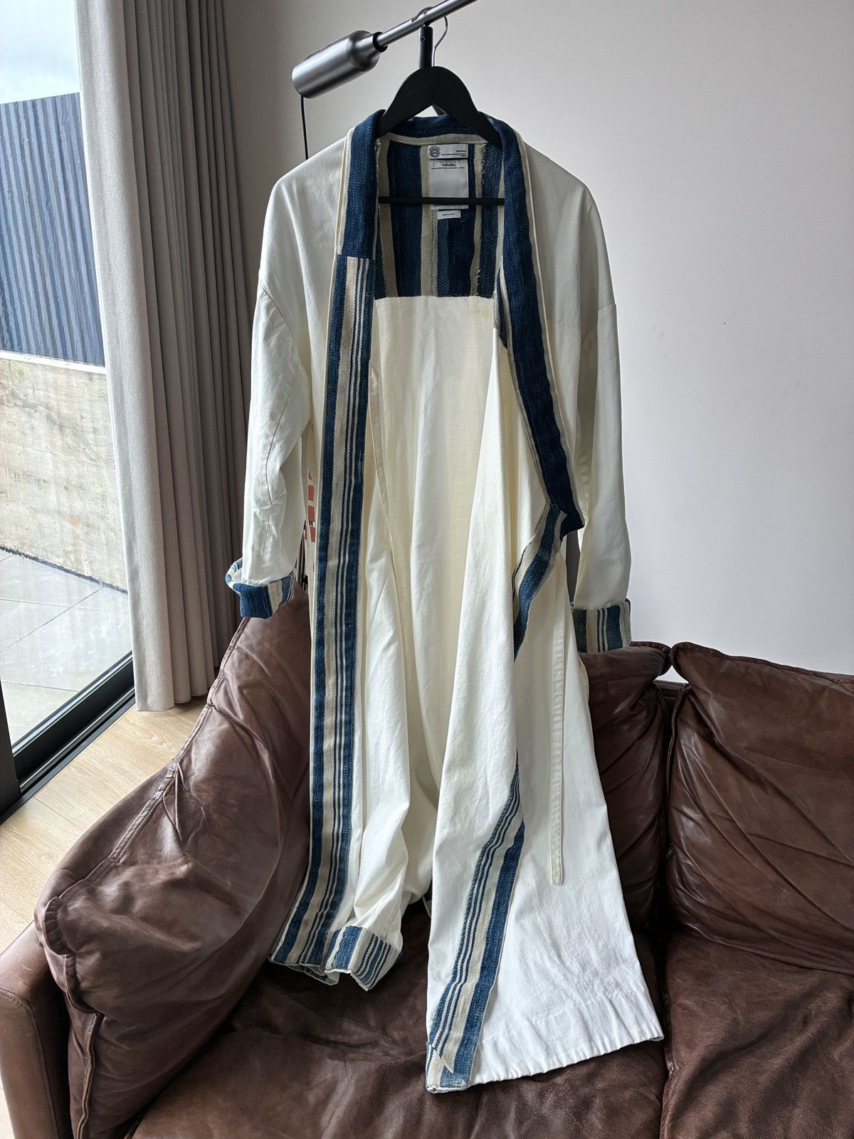Visvim Lhamo Kofu Robe Indigo Blanket Size 4 Size US XL / EU 56 / 4 - 1 Thumbnail