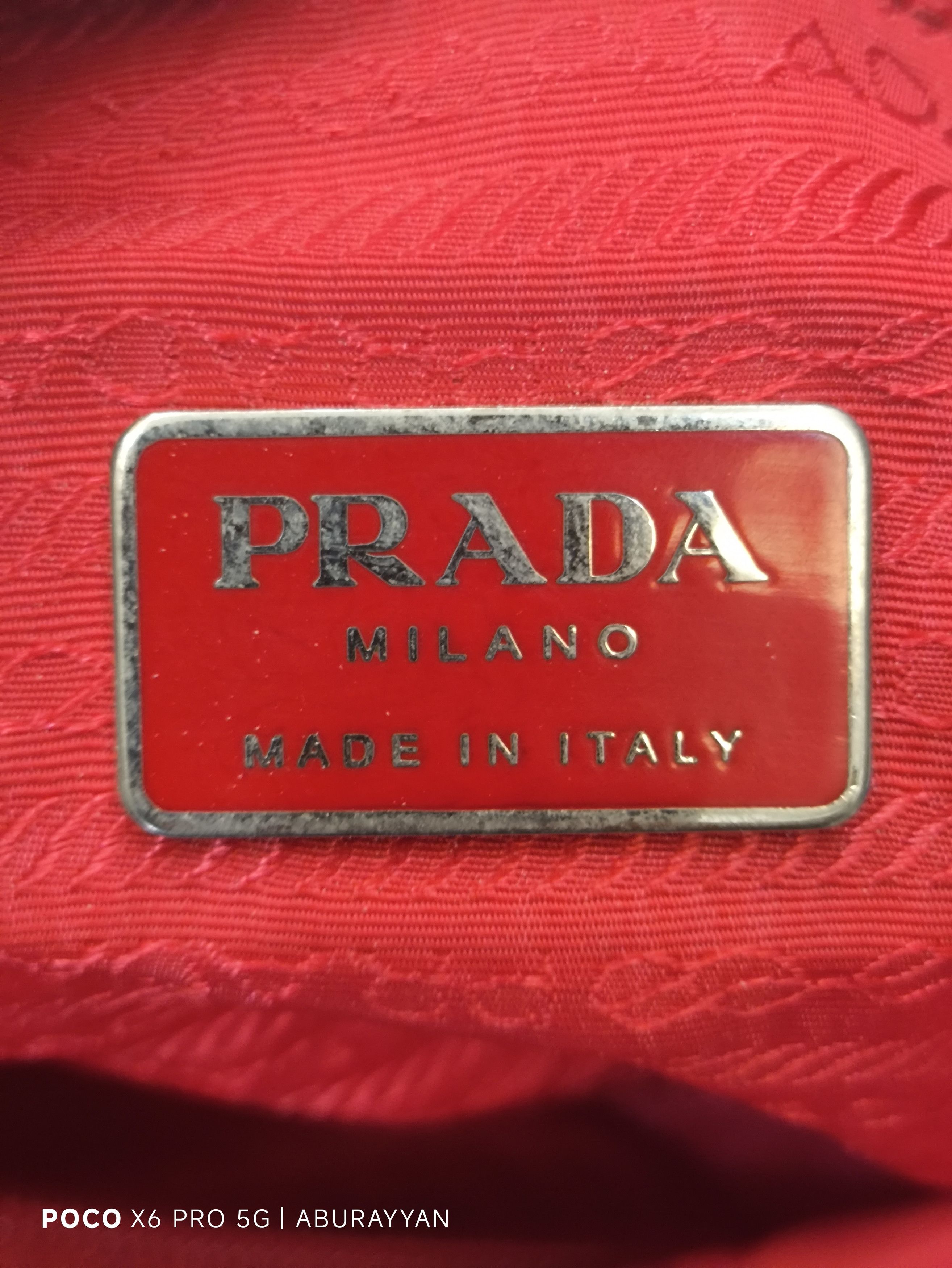 Prada Prada Tessuto Nylon Red Totebag Size ONE SIZE - 10 Thumbnail