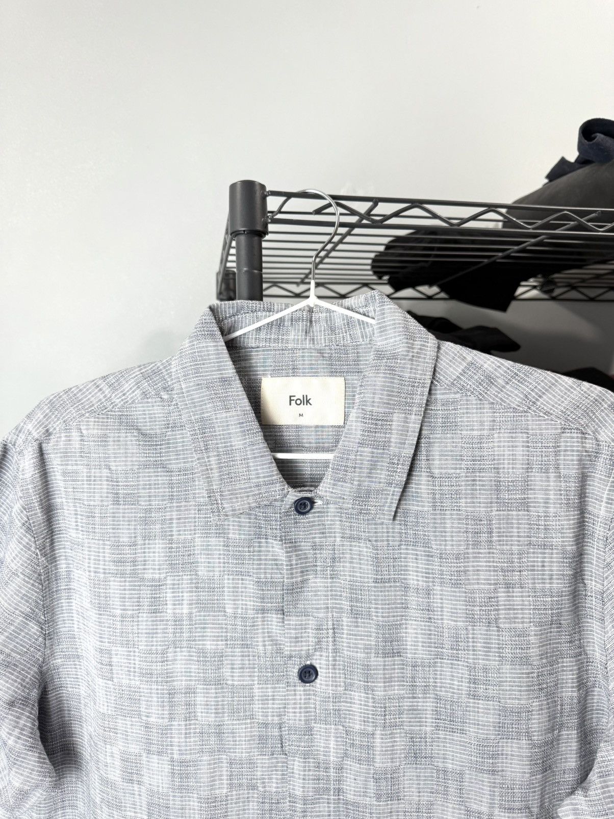 Folk Folk Pockets Luxury Shirt Checkered Size US M / EU 48-50 / 2 - 2 Thumbnail