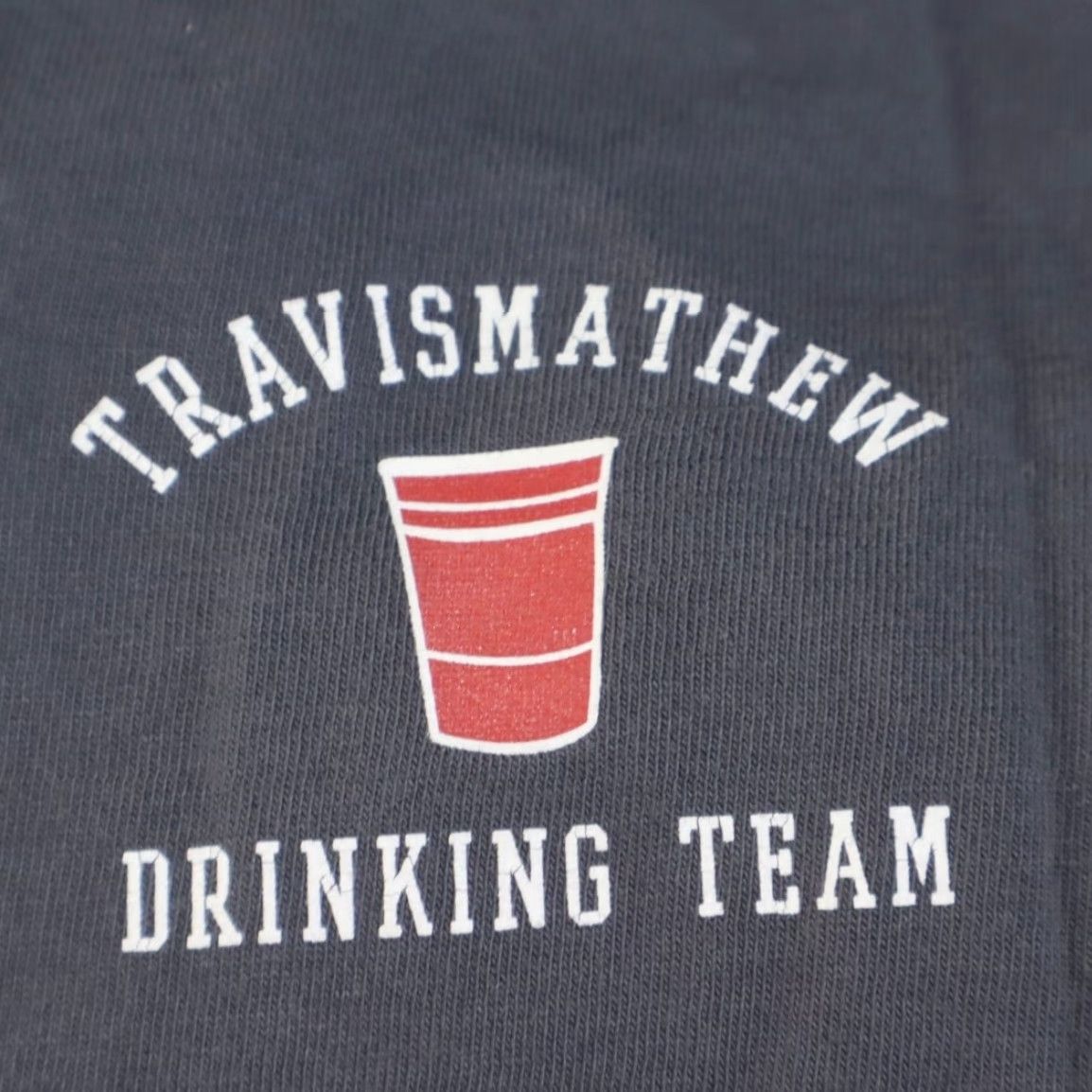 TravisMathew Travis Mathew Drinking Team Solid T-Shirt Charcoal Men's M Size US M / EU 48-50 / 2 - 6 Thumbnail