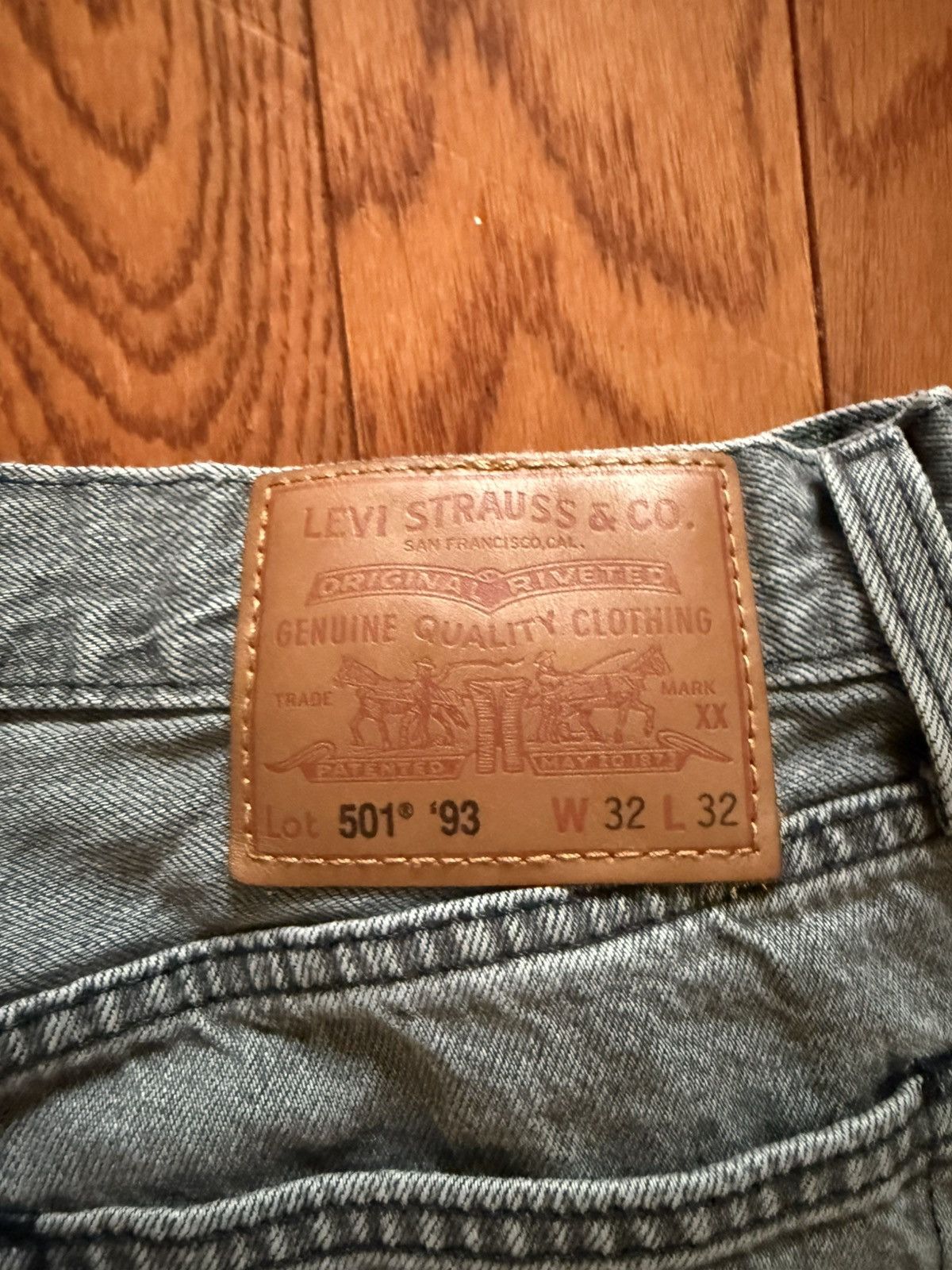 Levi's 501 ‘93 Straight Fit Size US 32 / EU 48 - 3 Thumbnail