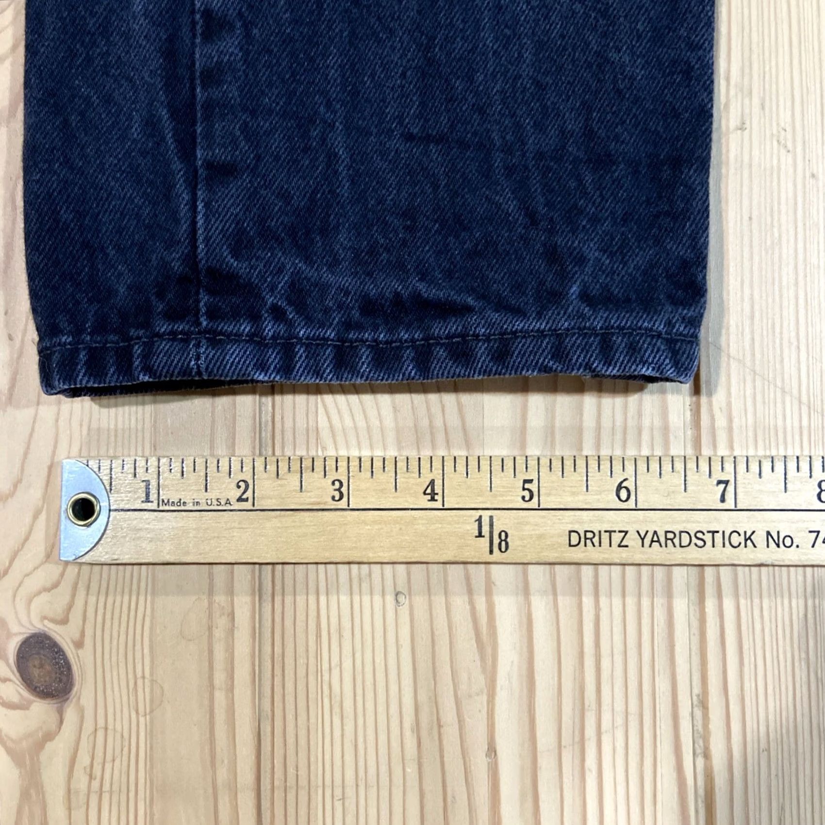 Levi's Levi's 501 Original Fit Jeans Mens 28x30 Black Wash Denim Button Fly 5-Pocket Regular Rise Vintage Theme USA 80s 90s Biker USA Mens Size US 28 / EU 44 - 7 Thumbnail