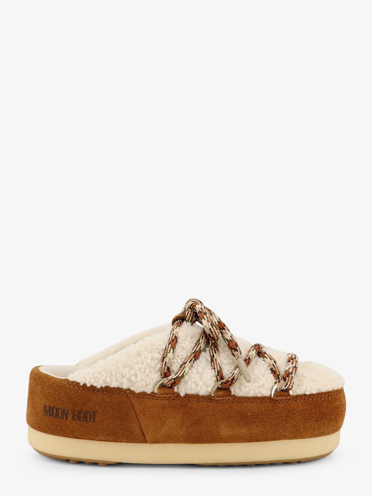 Moon Boot Shearling And Suede Slip-On Size US 10 / IT 40 - 1 Thumbnail