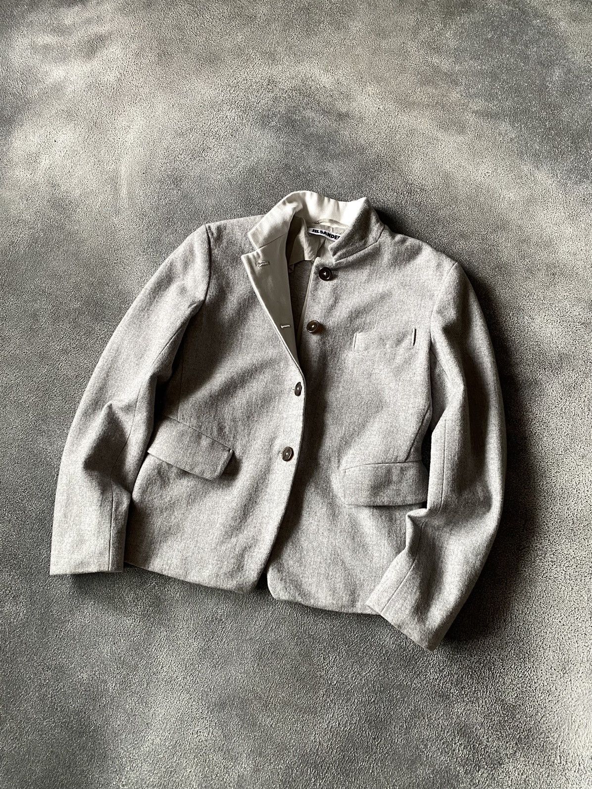 Jil Sander × Raf Simons × Vintage 2000`s Jil Sander By Raf Simons Wool Tailored Blazer Jacket Size XS / US 0-2 / IT 36-38 - 4 Thumbnail