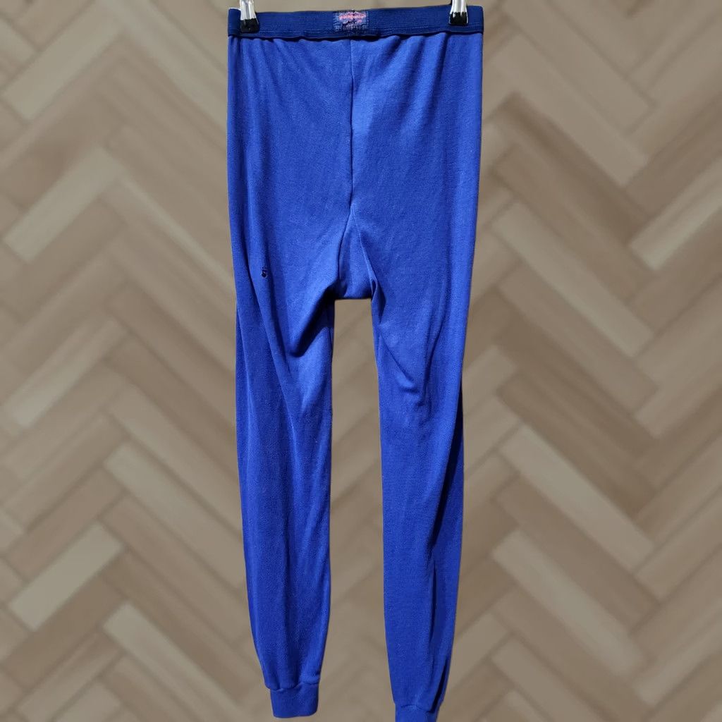 Patagonia VINTAGE Patagonia Base Layer Capilene Leggings Mens S Blue Skinny Athletic Size US 29 - 1 Thumbnail