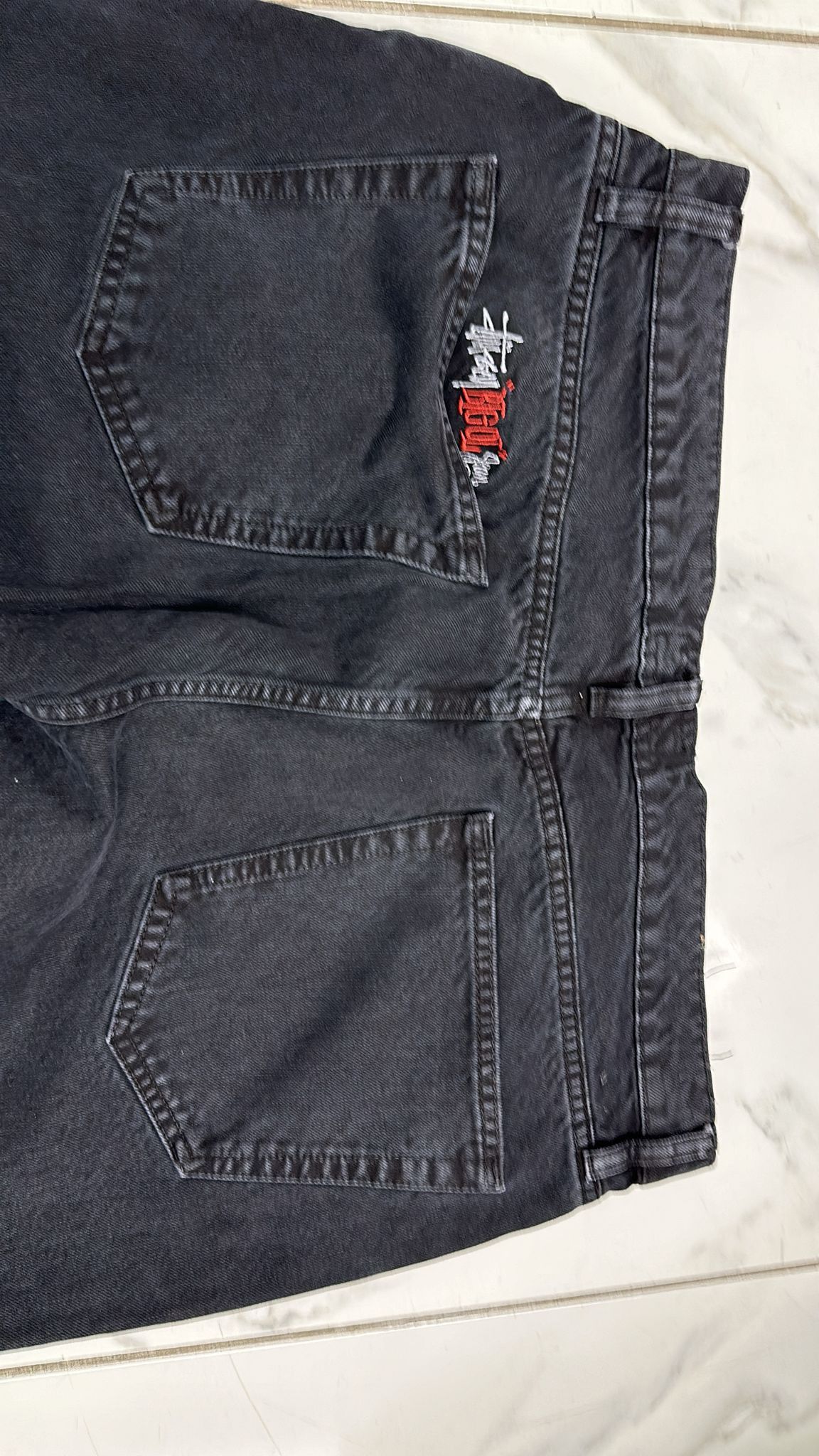 Stussy × Vintage Stüssy Big Ol Jean Black Size 36 Size US 36 / EU 52 - 4 Thumbnail