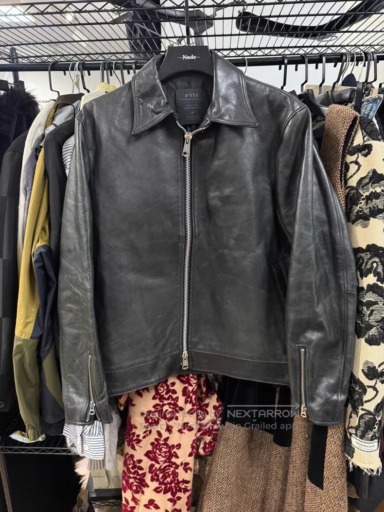 ヨウジヤマモト S'YTE Sheepskin leather Car Coat Yohji Yamamoto yohji yamamoto S'yte Sheepskin leather jacket | Grailed