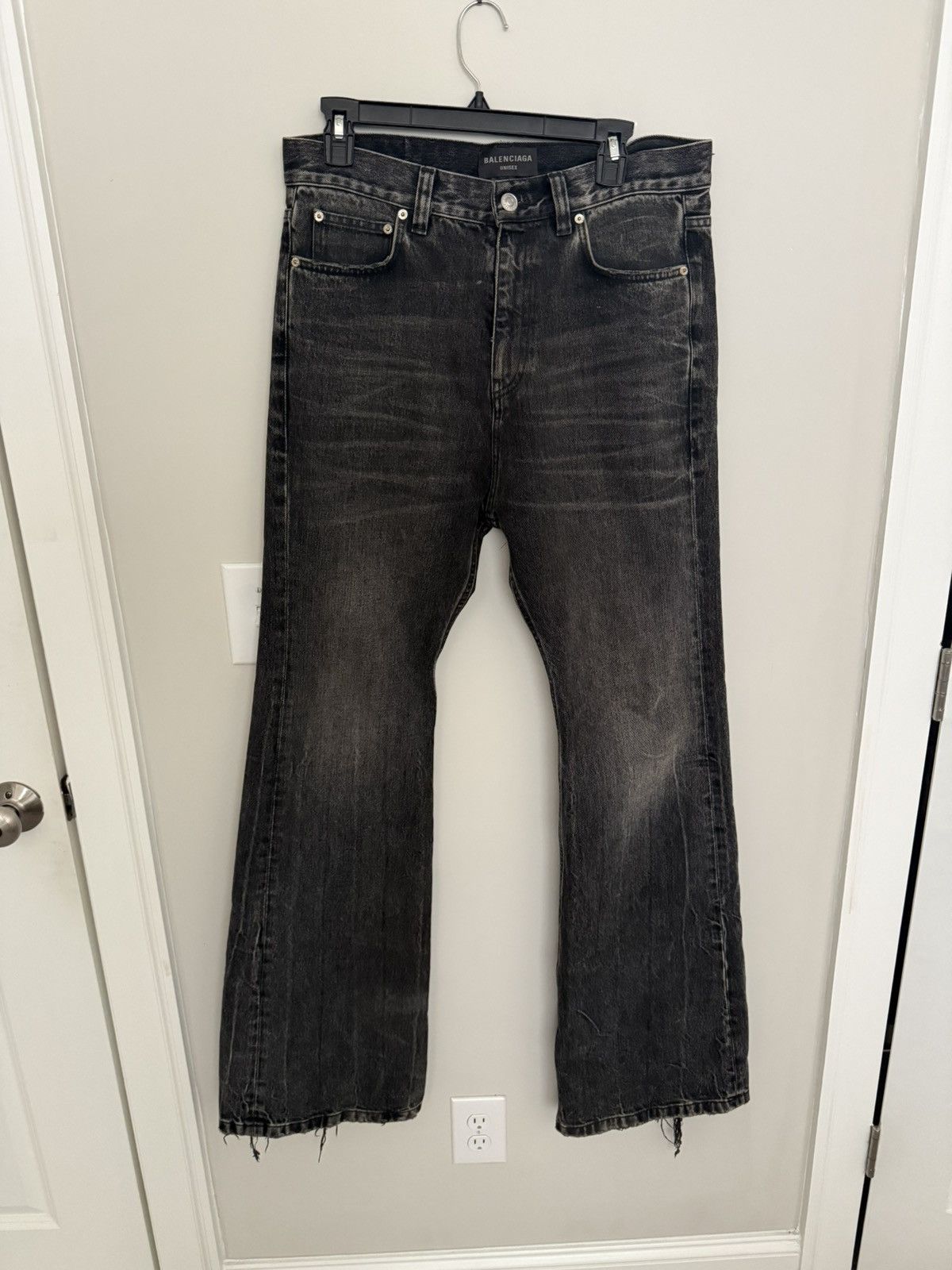 Balenciaga Balenciaga FW22 Lost Tape Flared Denim Size US 32 / EU 48 - 1 Thumbnail