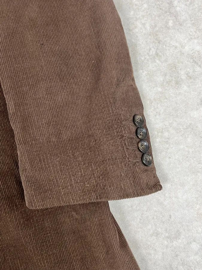 Dolce & Gabbana AW2004 Dolce & Gabbana Brown Corduroy Fur Collar Trench Jacket Size US M / EU 48-50 / 2 - 8 Thumbnail