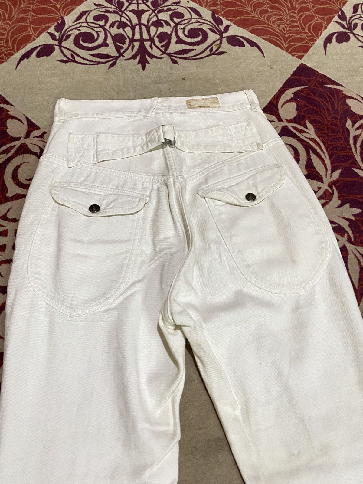 Kapital Kapital Japan Walt Pants White Denim Size US 26 / EU 42 - 12 Thumbnail