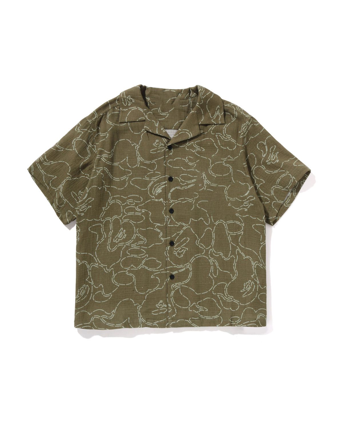 Designer Beige Printed Casual Shirt Size US M / EU 48-50 / 2 - 1 Thumbnail