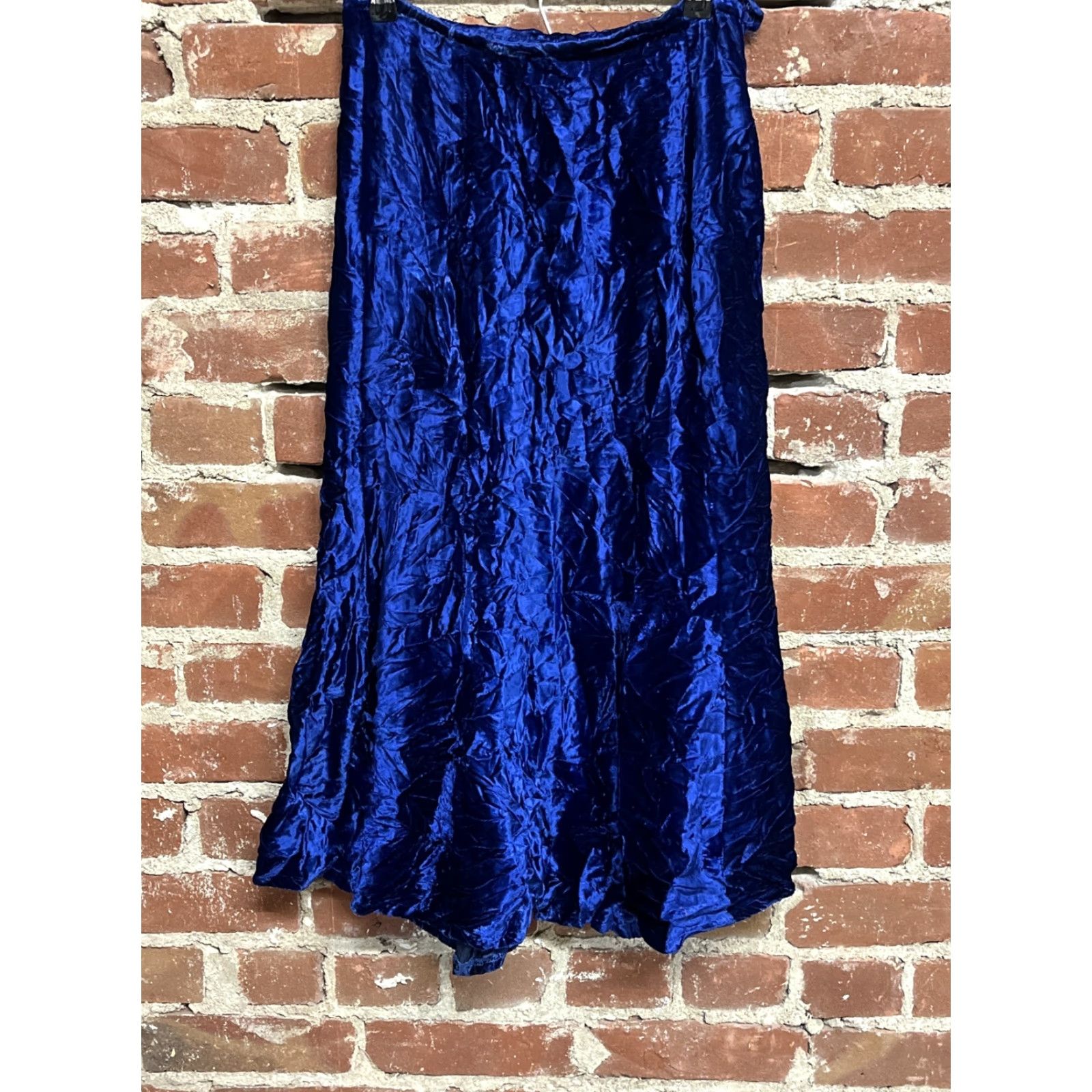 Velvet The Strawberry Plant Skirt Womens Velvet Midi A-Line Blue 10 Size 32" / US 10 / IT 46 - 2 Thumbnail