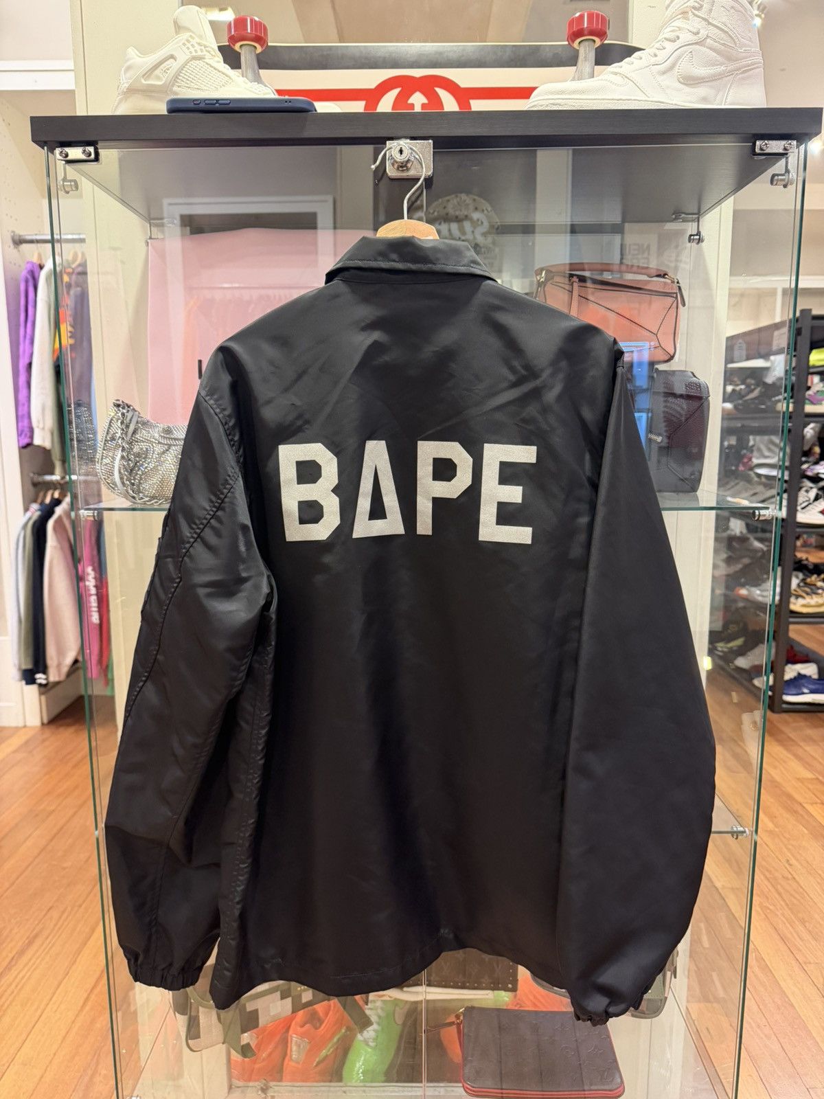 Bape Bape MA-1 Detail Coach Jacket Size US M / EU 48-50 / 2 - 2 Thumbnail