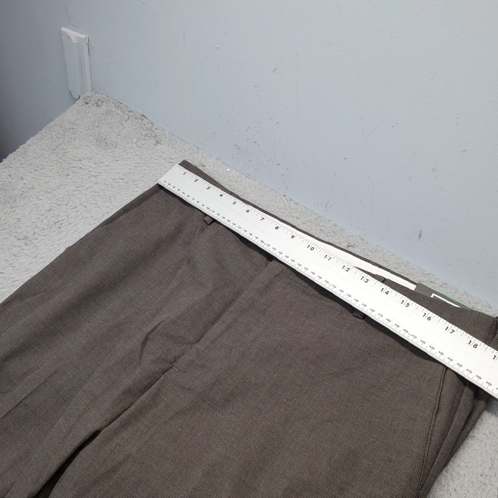 Vintage Kirkland Signature Mens Dress Pants 38x34 Brown Formal Oxford Non-Iron Comfort Shirts Pants Size US 38 / EU 54 - 3 Thumbnail
