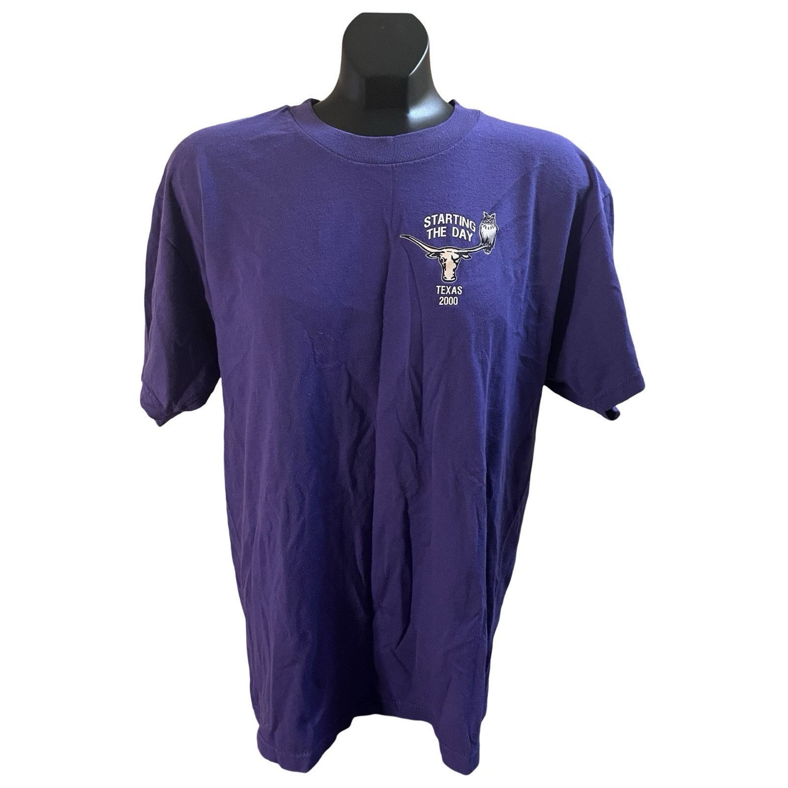 Hanes Vintage I Dig Graveyard Texas 2000 T-Shirt - Size L Size US L / EU 52-54 / 3 - 1 Thumbnail